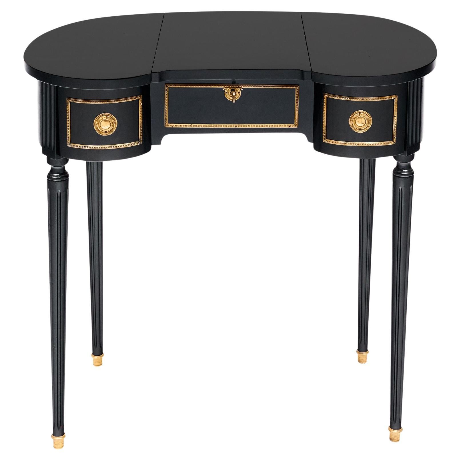 Louis XVI French Ebonized Vanity For Sale