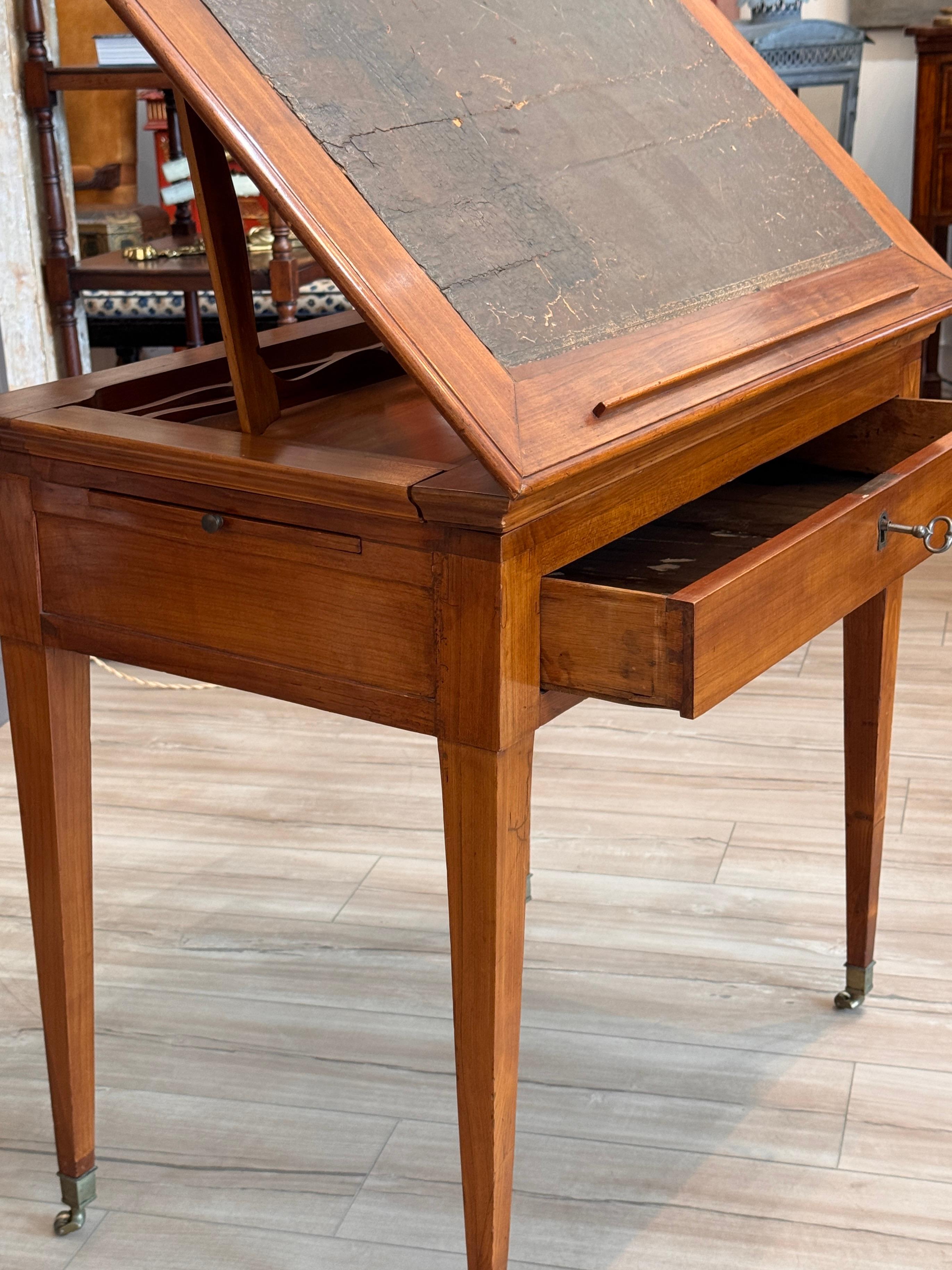 Louis XVI French Fruitwood Architect’s Table For Sale 6
