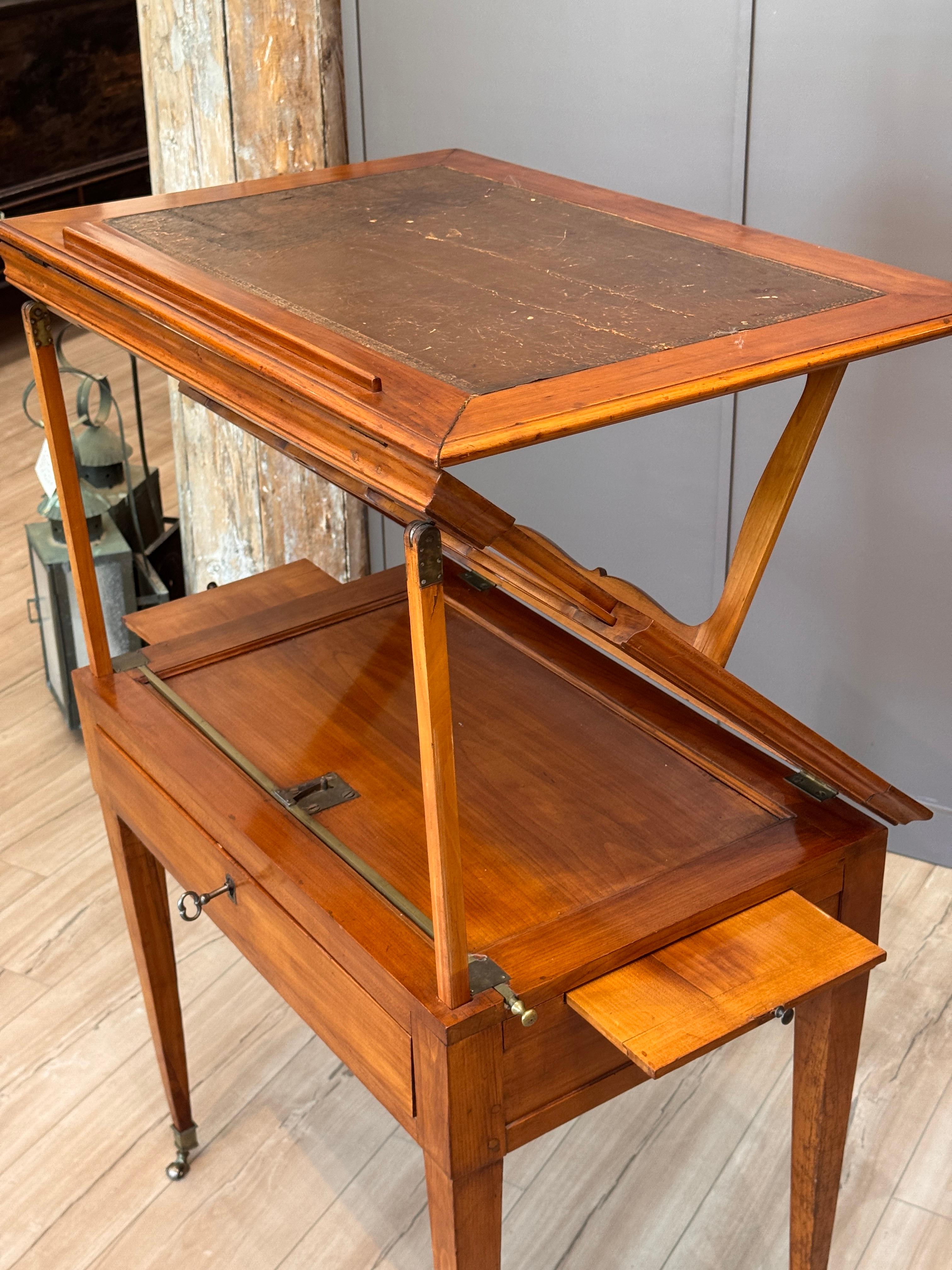 Louis XVI French Fruitwood Architect’s Table For Sale 9