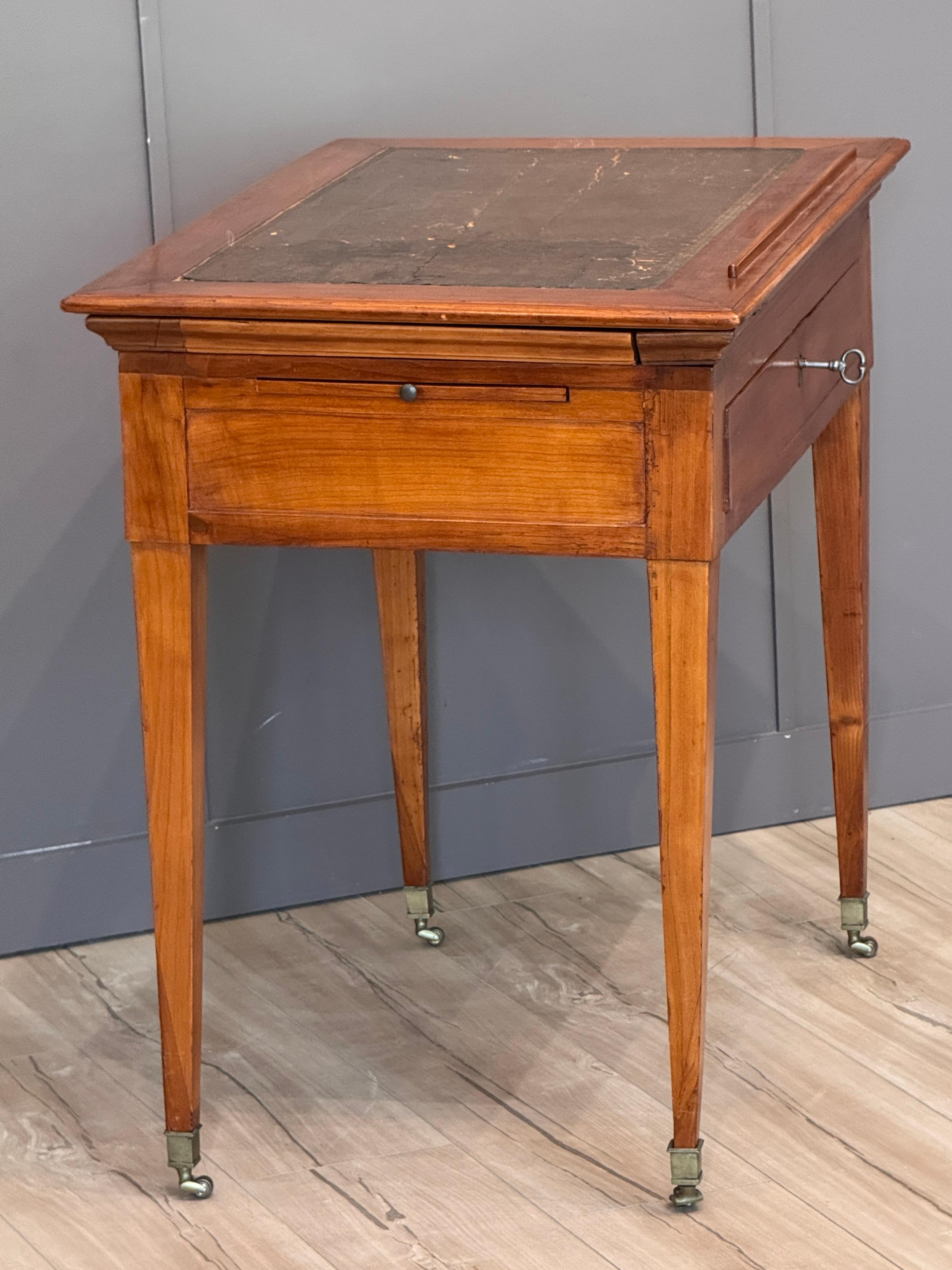 Louis XVI French Fruitwood Architect’s Table For Sale 1