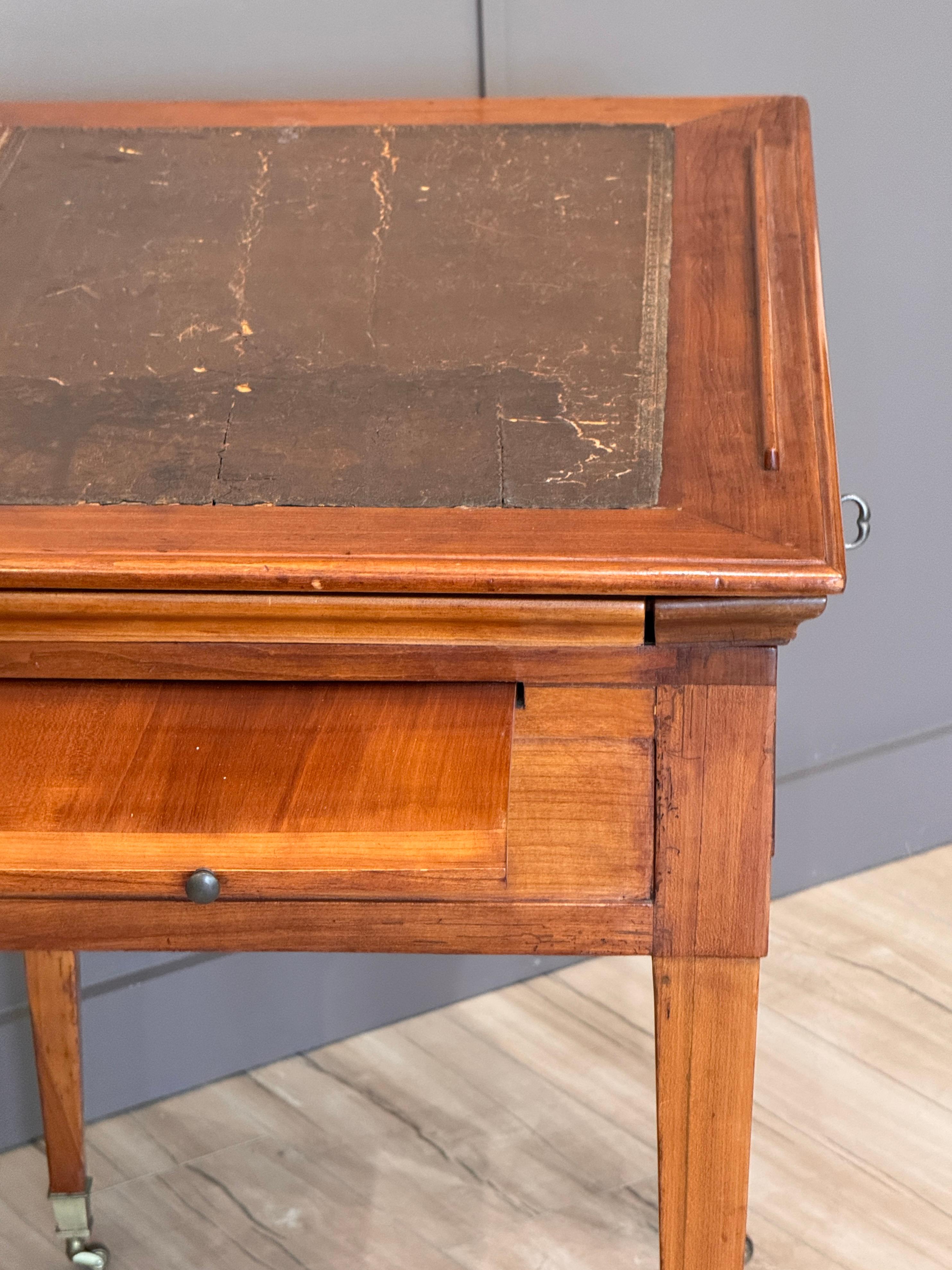 Louis XVI French Fruitwood Architect’s Table For Sale 2