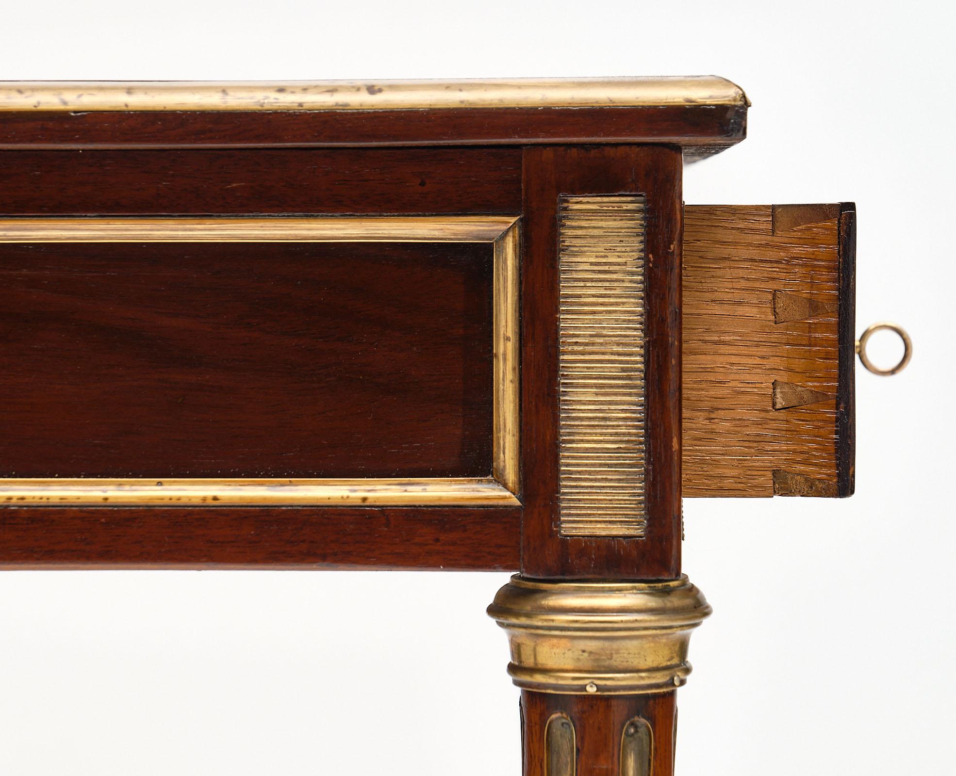 Louis XVI Style French Mahogany Desk 1