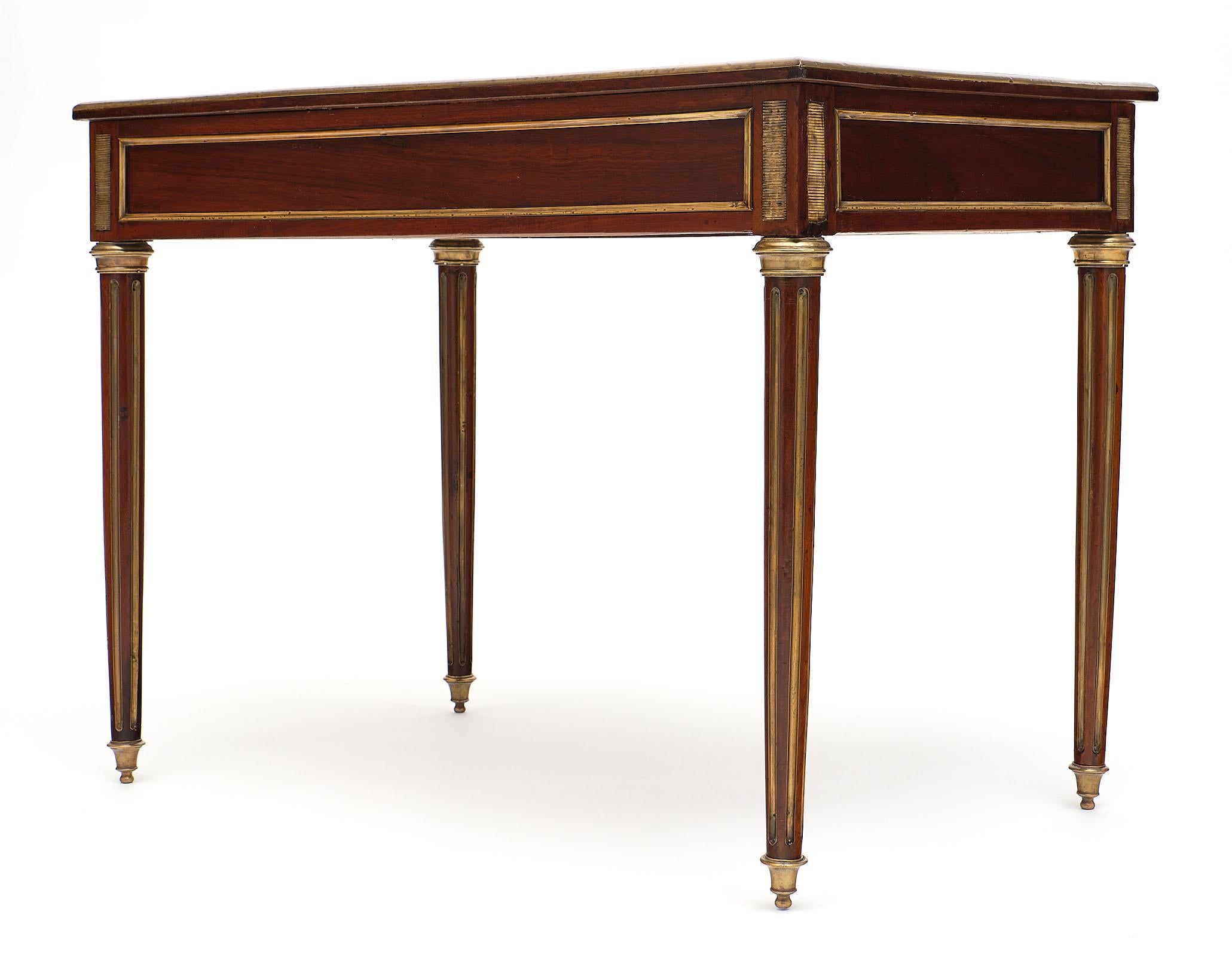 Louis XVI Style French Mahogany Desk 2