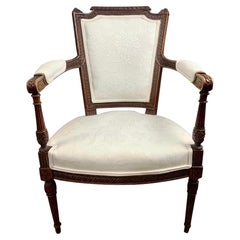 Antique Louis XVI French Neoclassical Armchair