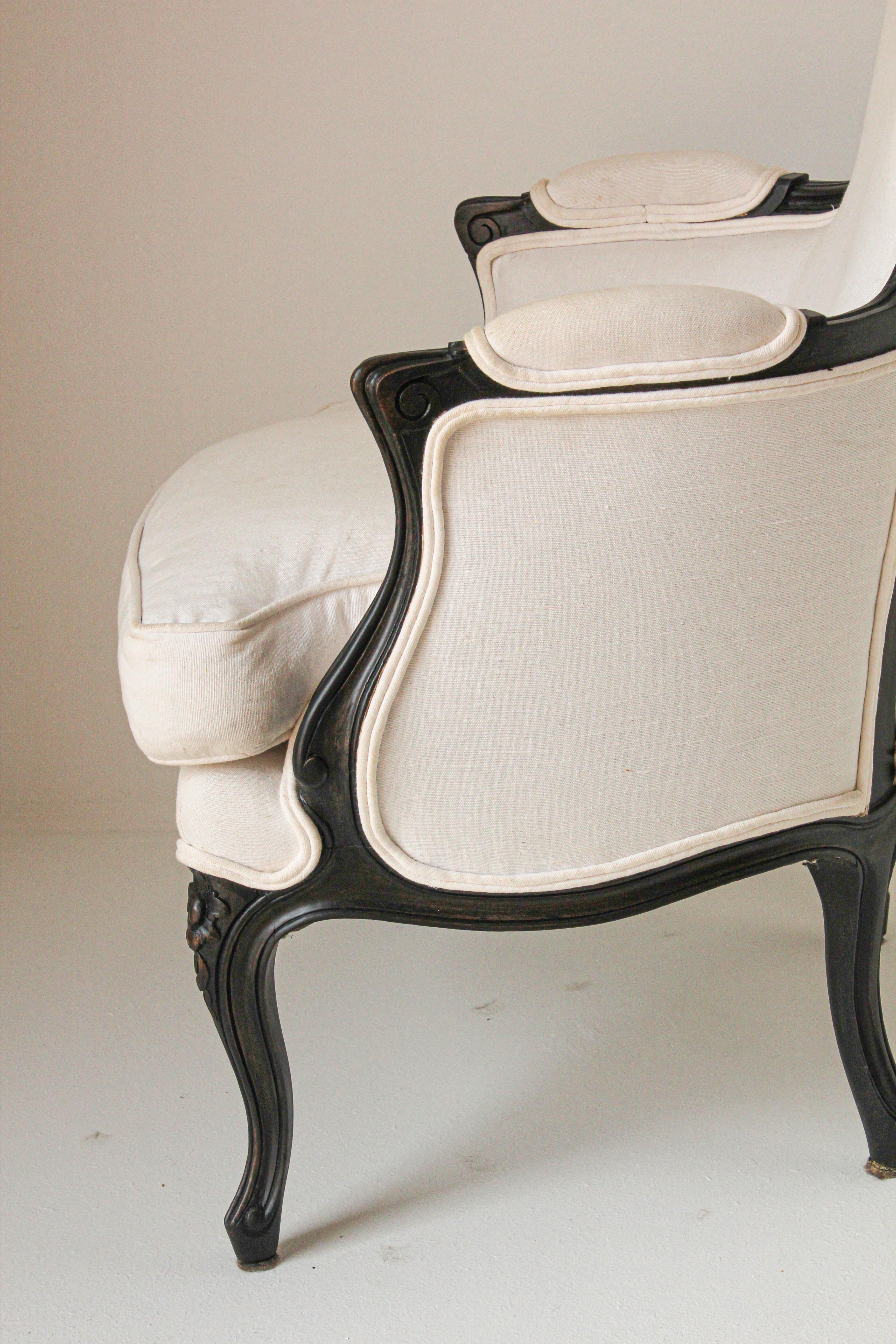 Louis XV French Provincial Style Open Armchair 3