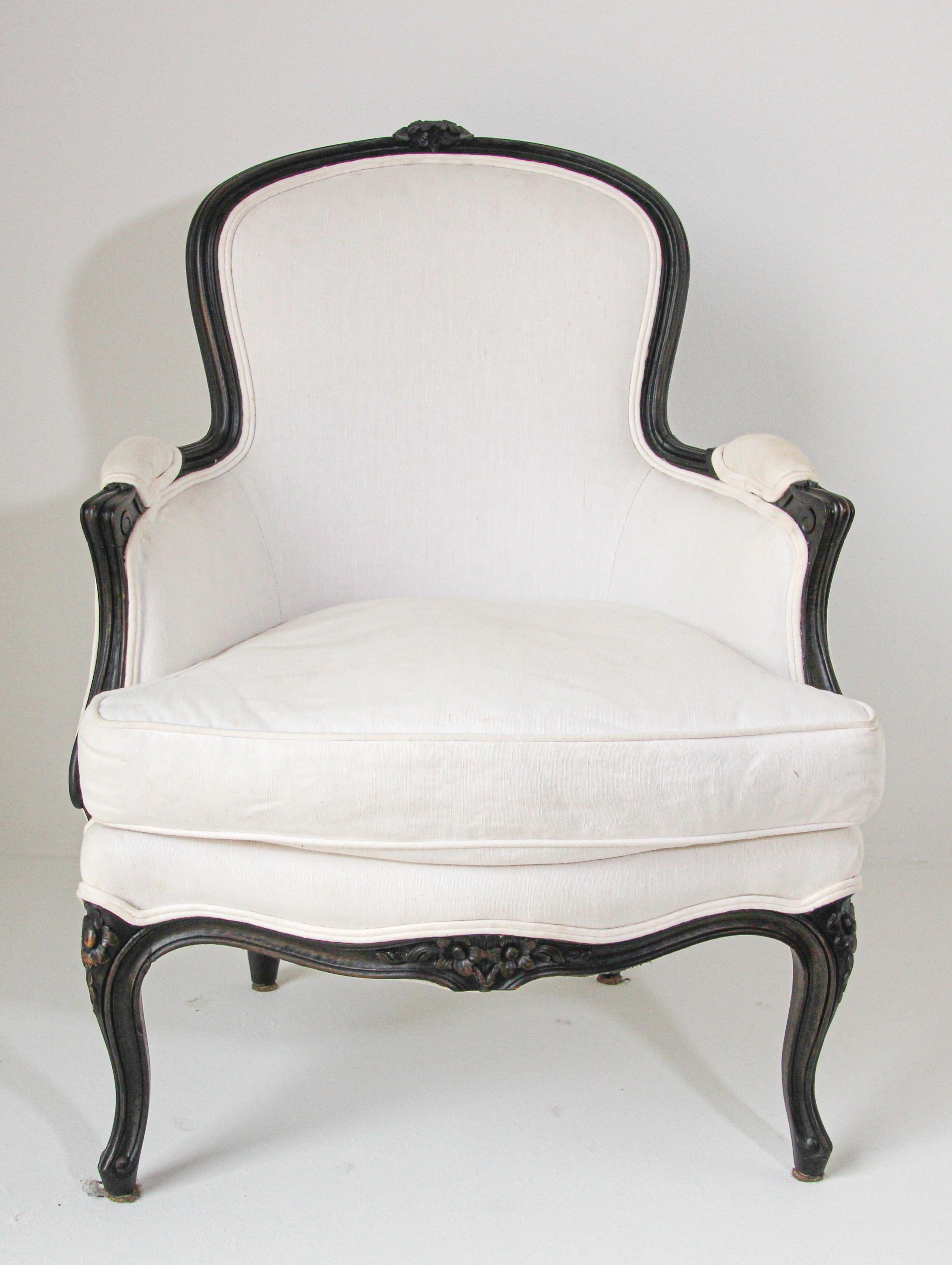 french provincial armchair