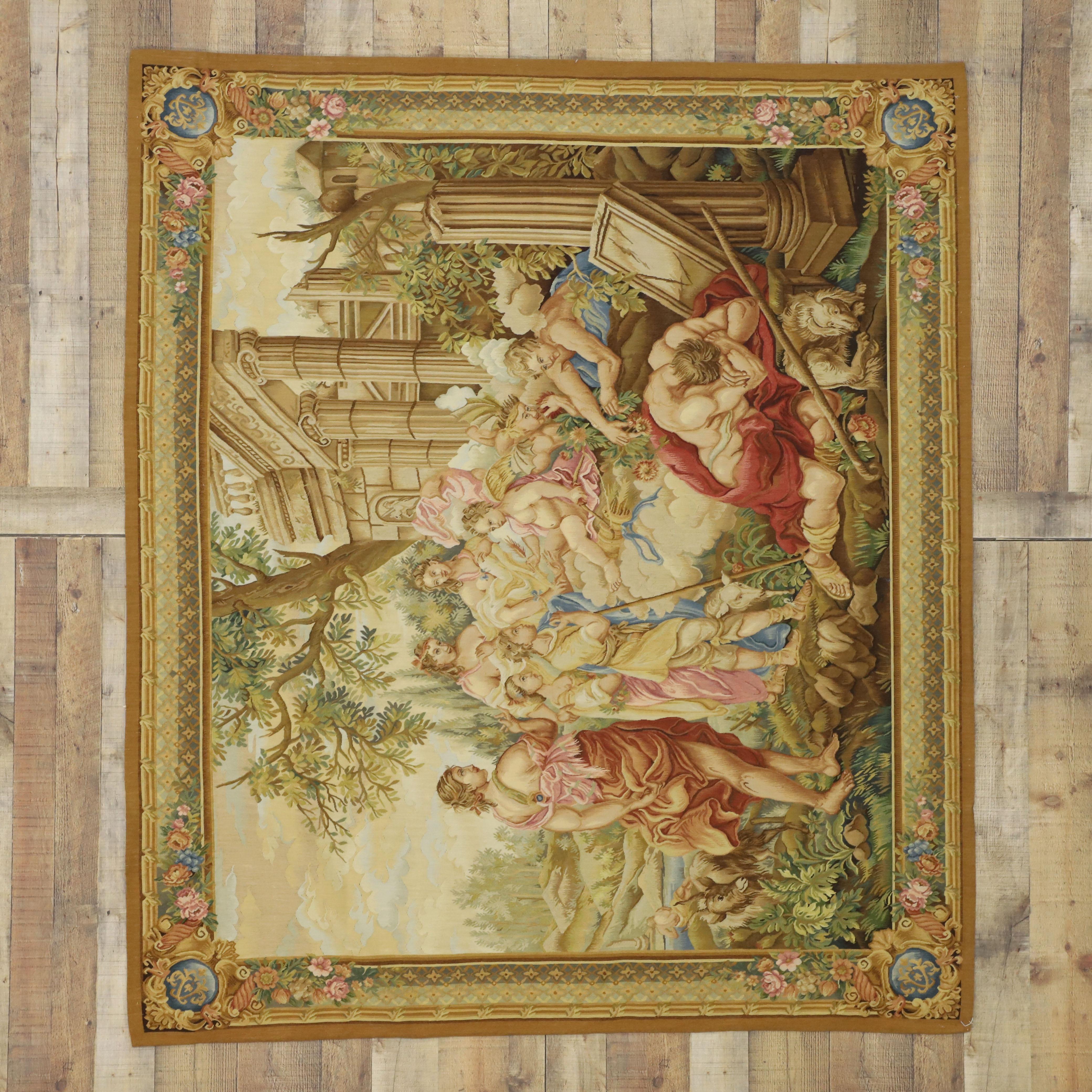 Louis XVI French Rococo Mythology Style Beauvais Tapestry after Francois Boucher 2