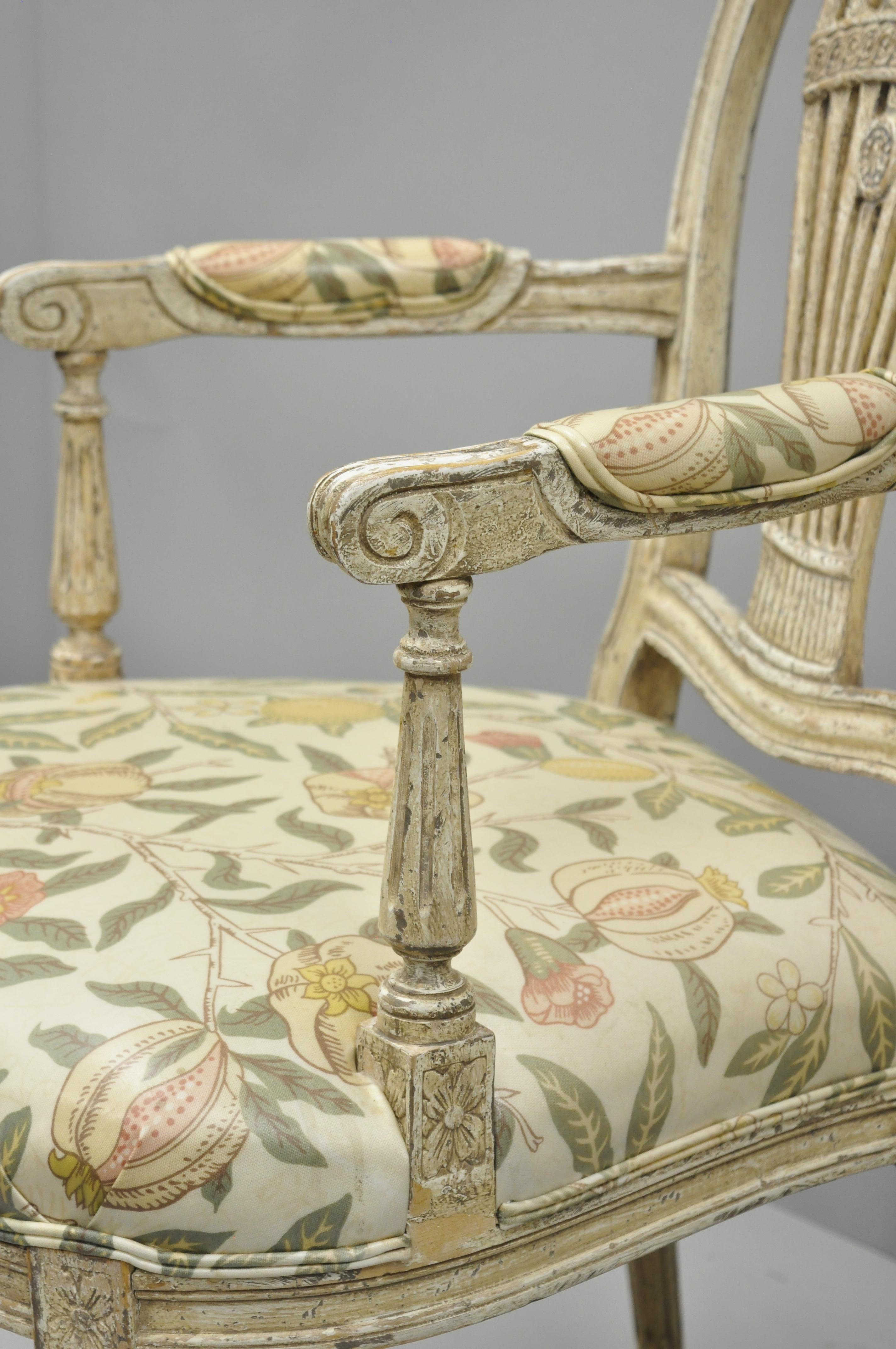 Louis XVI French Style Hot Air Balloon Back Montgolfier Dining Chair, Set of Six 5