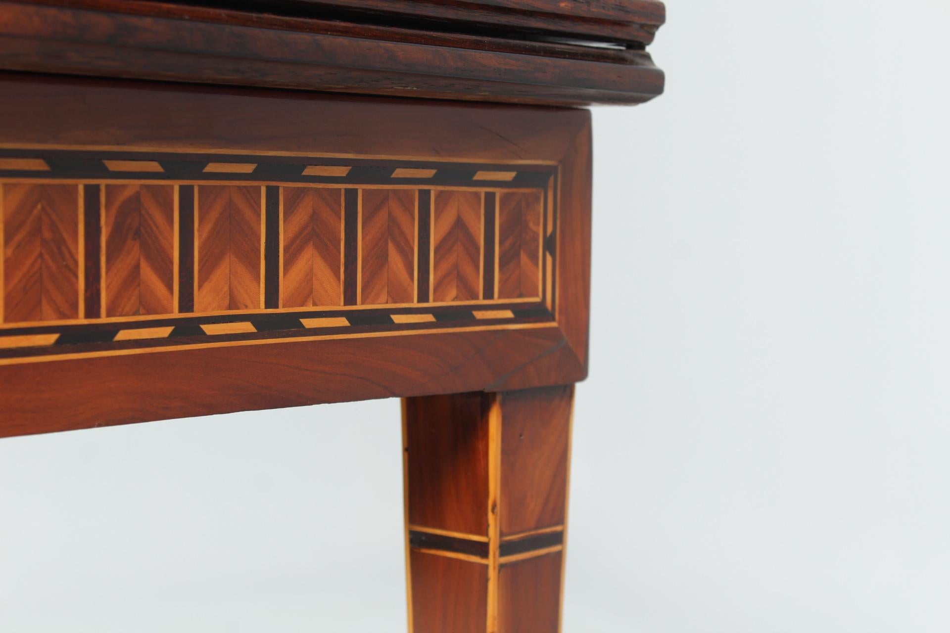 Louis XVI Game Table with Marquetry, circa 1800 8