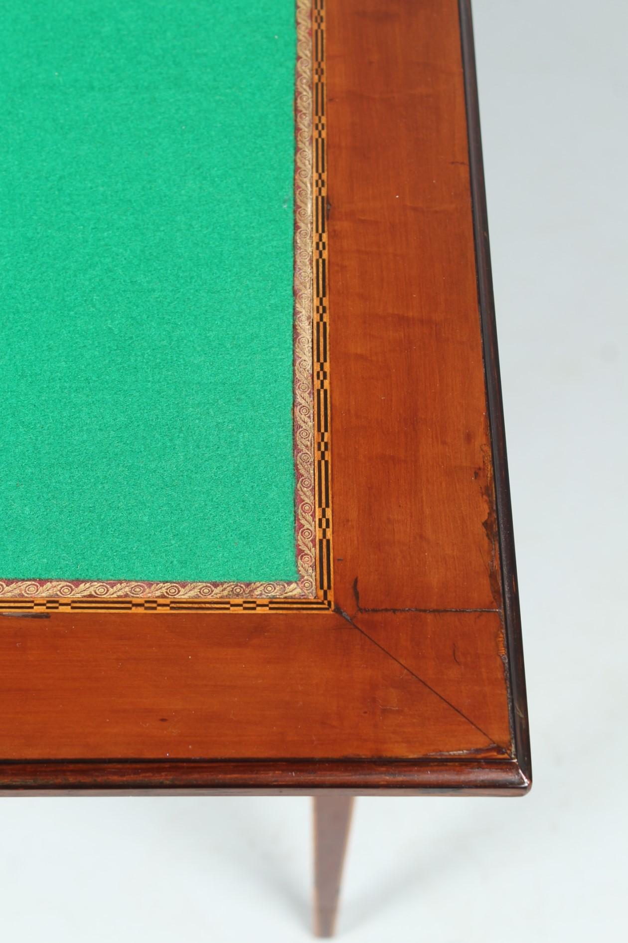 Louis XVI Game Table with Marquetry, circa 1800 3