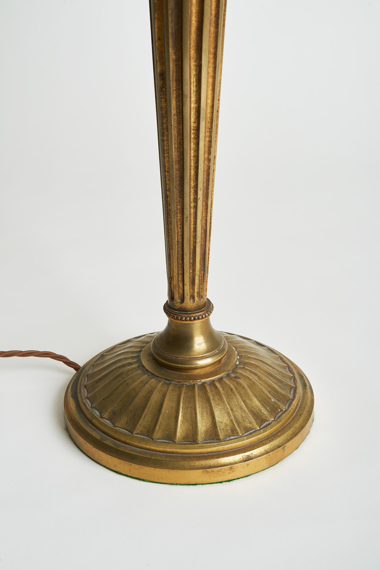 Gilt Louis XVI Gilded Bronze Table Lamp