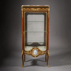 Louis XVI Gilt-Bronze and Jasperware Vitrine by François Linke, Paris