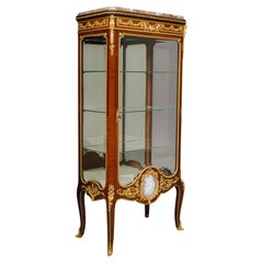 Louis XVI Gilt-Bronze and Jasperware Vitrine by François Linke, Paris