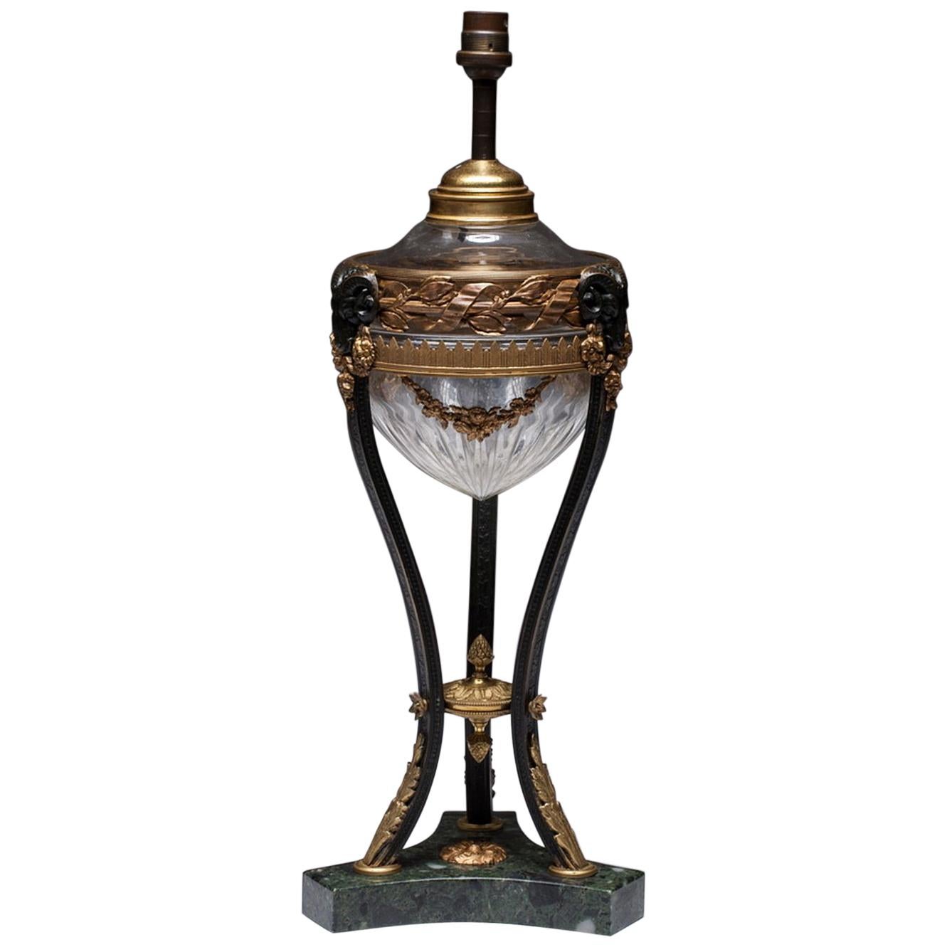 Louis XVI Gilt Bronze and Marble Cassolette im Angebot