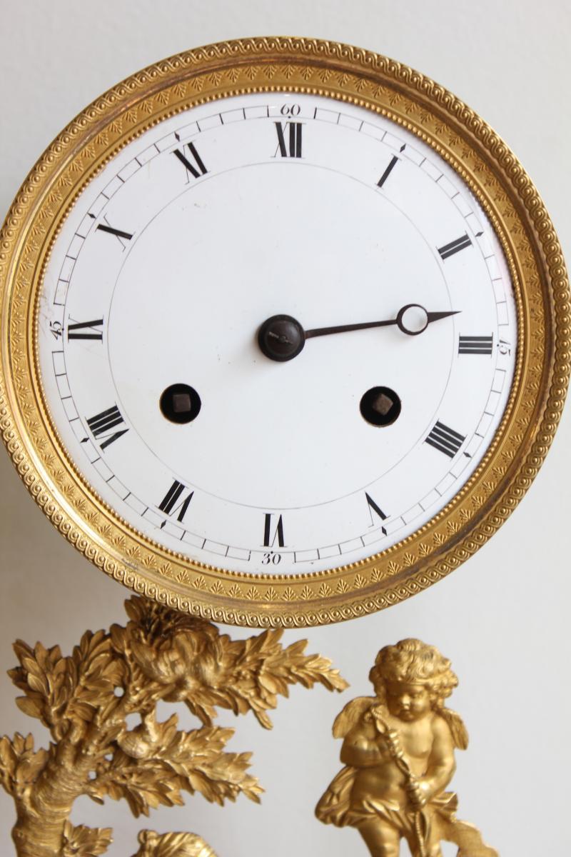 Louis XVI Gilt Bronze Clock 2