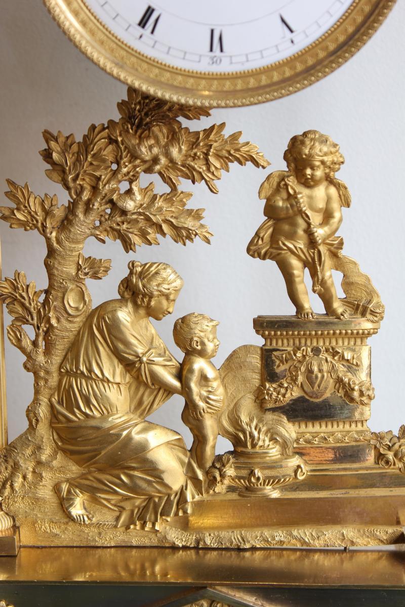 Louis XVI Gilt Bronze Clock 3