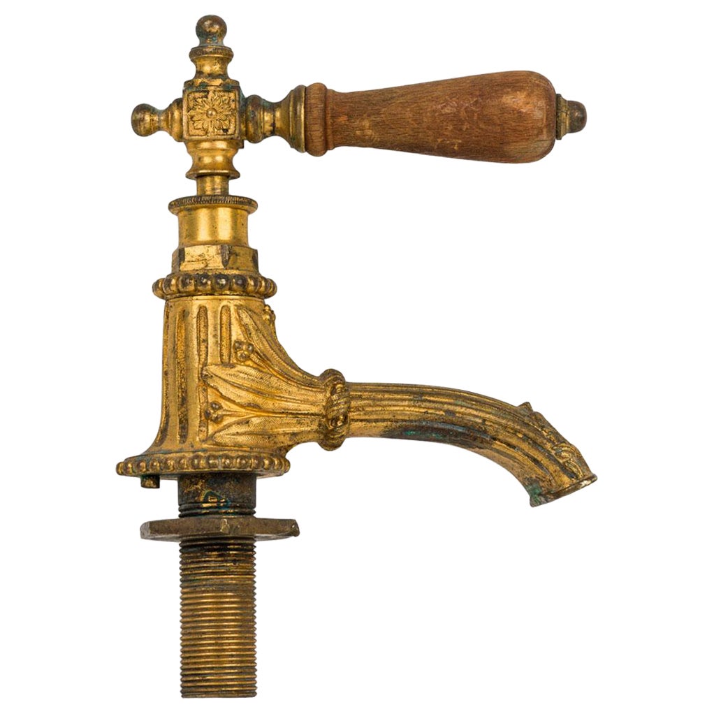 Louis XVI Gilt Water Faucet For Sale