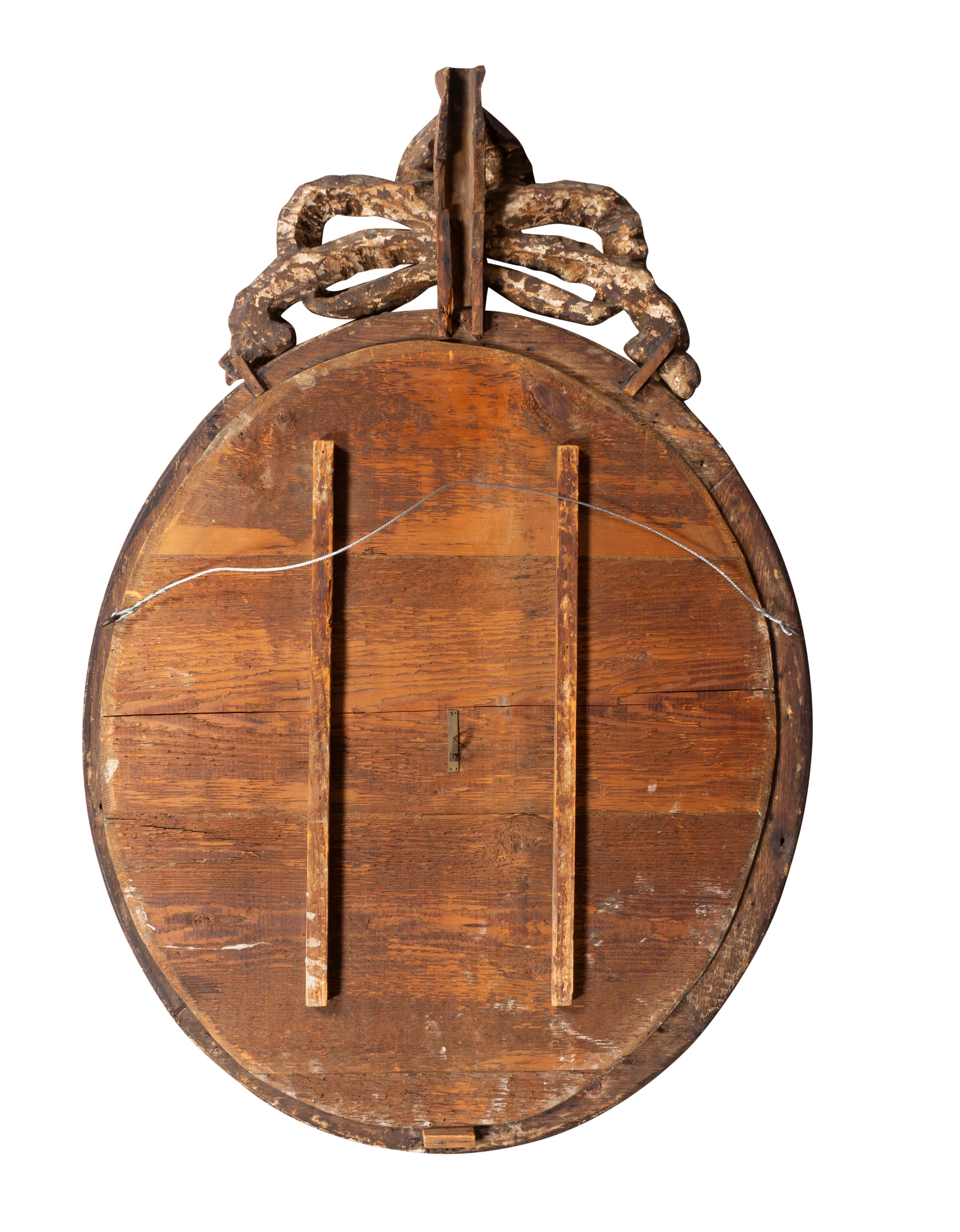 Louis XVI. Barometer aus vergoldetem Holz 3