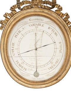 Louis XVI Giltwood Barometer