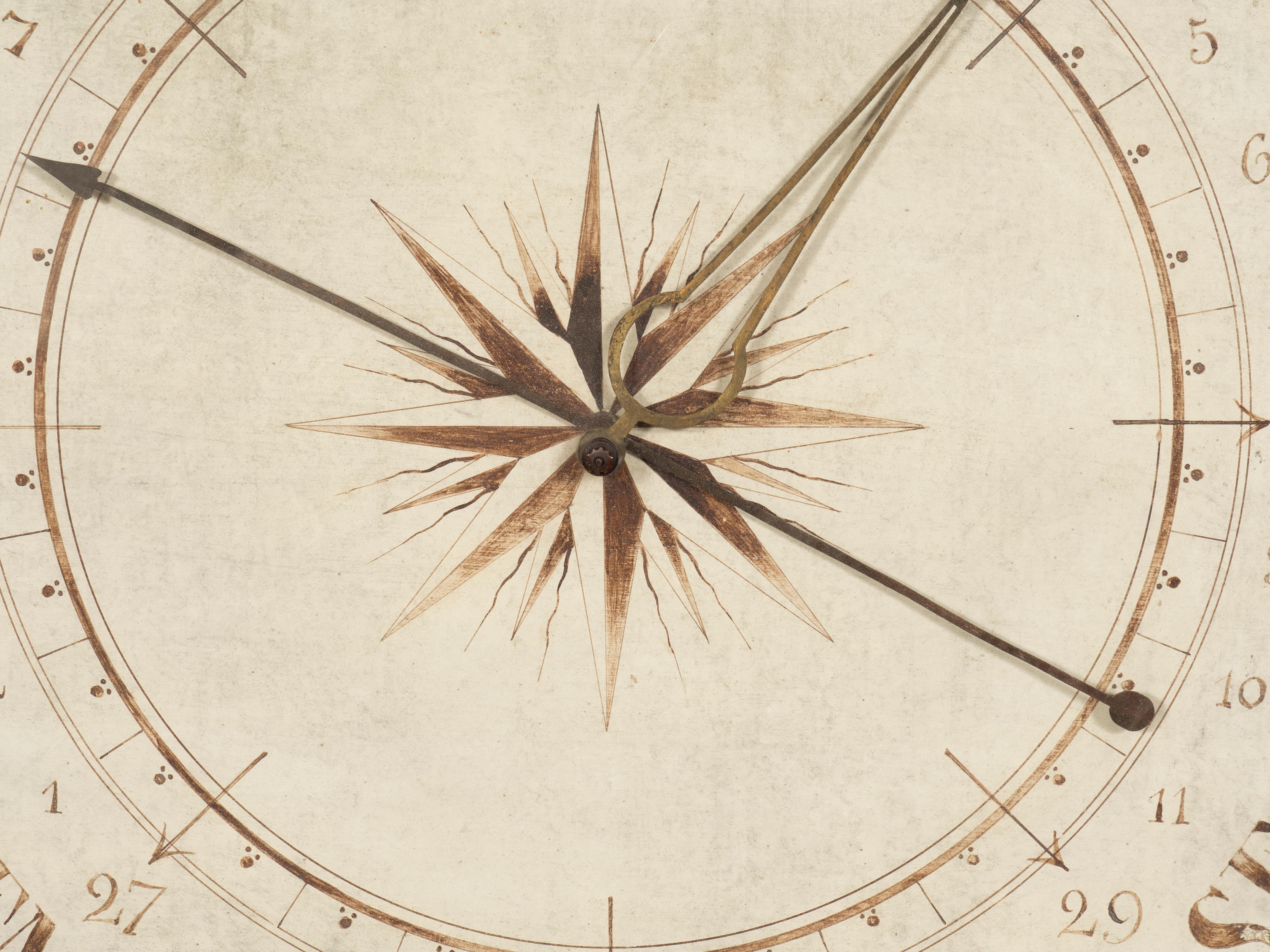 Louis XVI. Barometer aus vergoldetem Holz (Vergoldetes Holz)