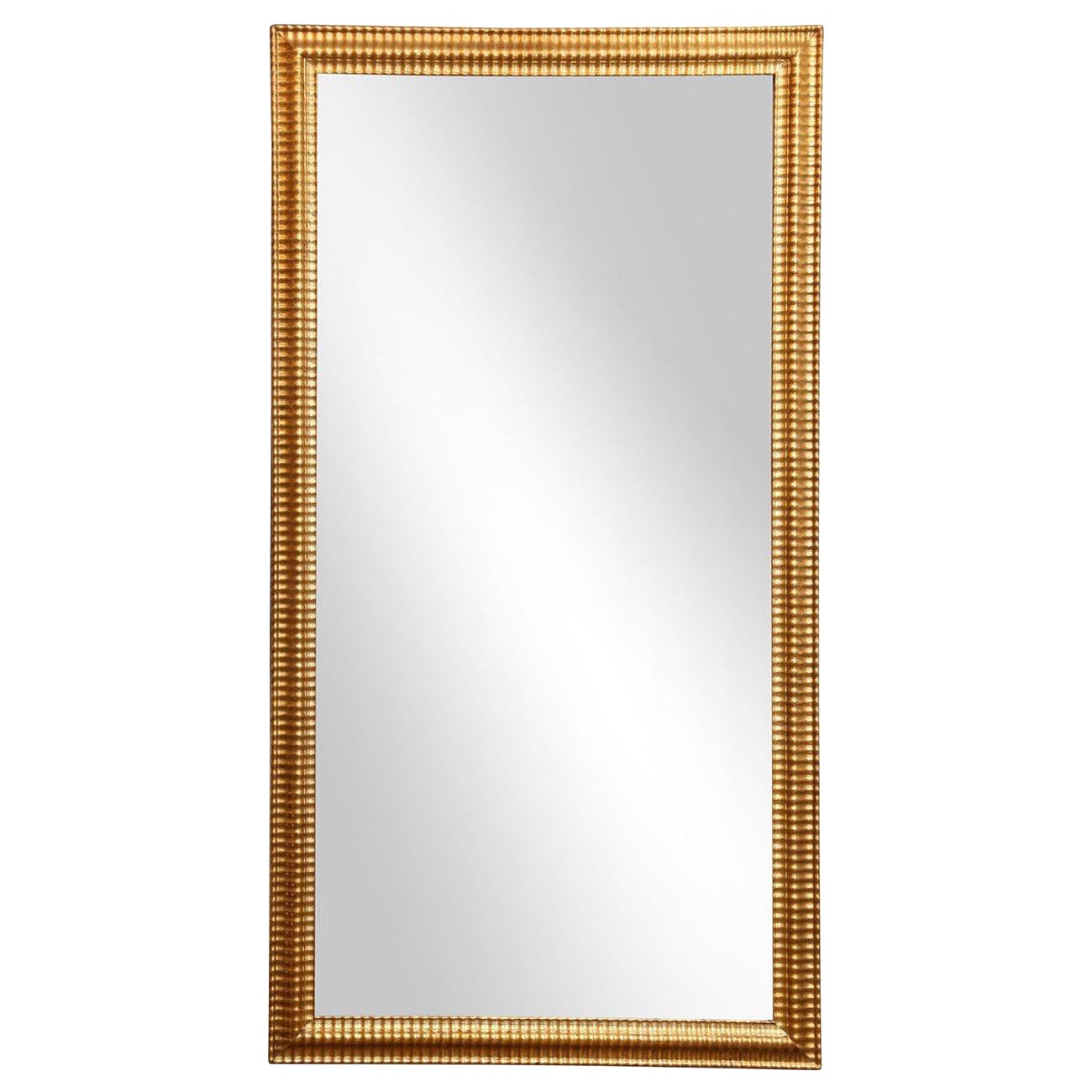 Specchio in legno dorato Luigi XVI in vendita