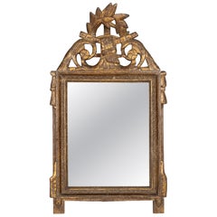 Louis XVI Giltwood Mirror, Hand-Carved, French, Circa 1800-1820
