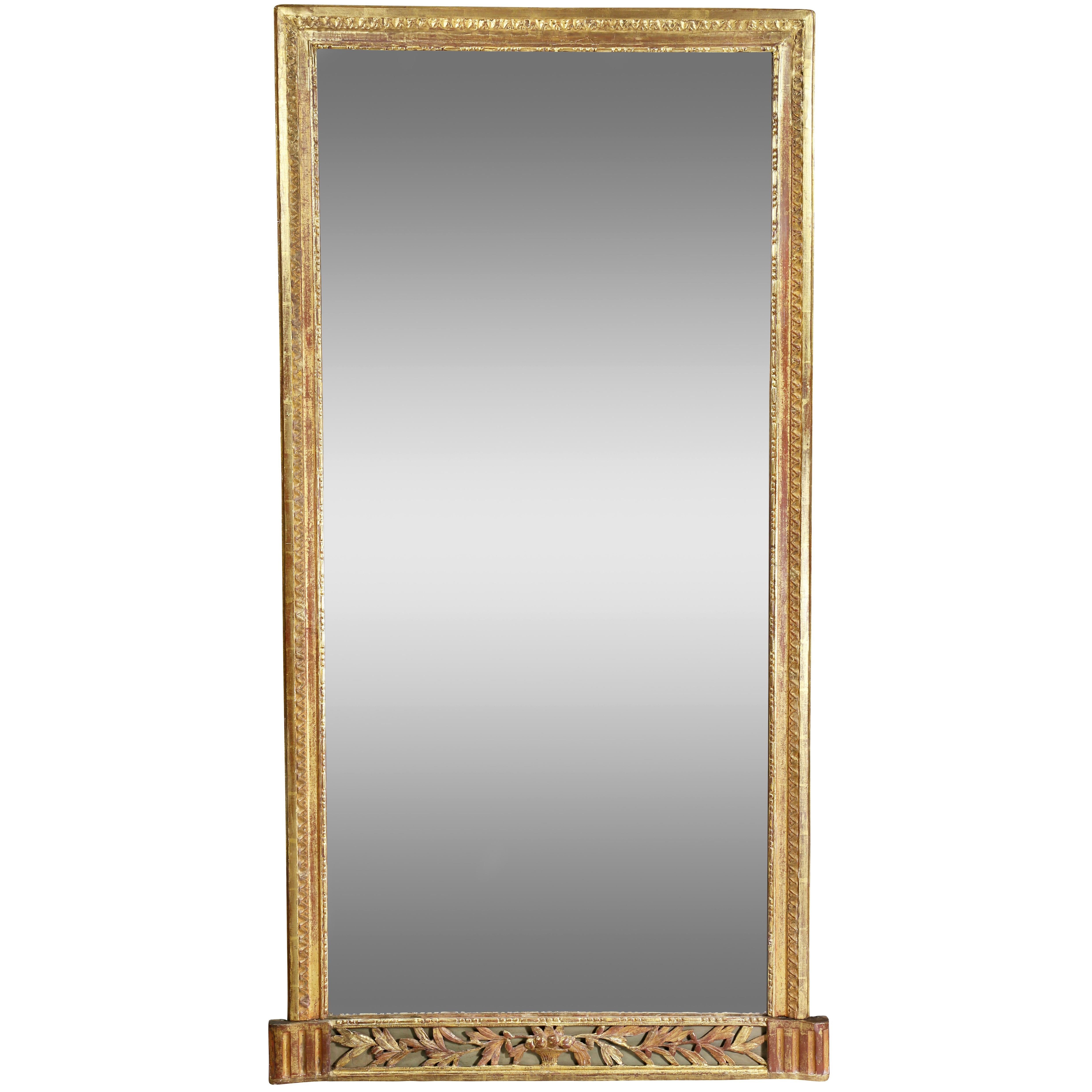 Louis XVI Giltwood Pier Mirror