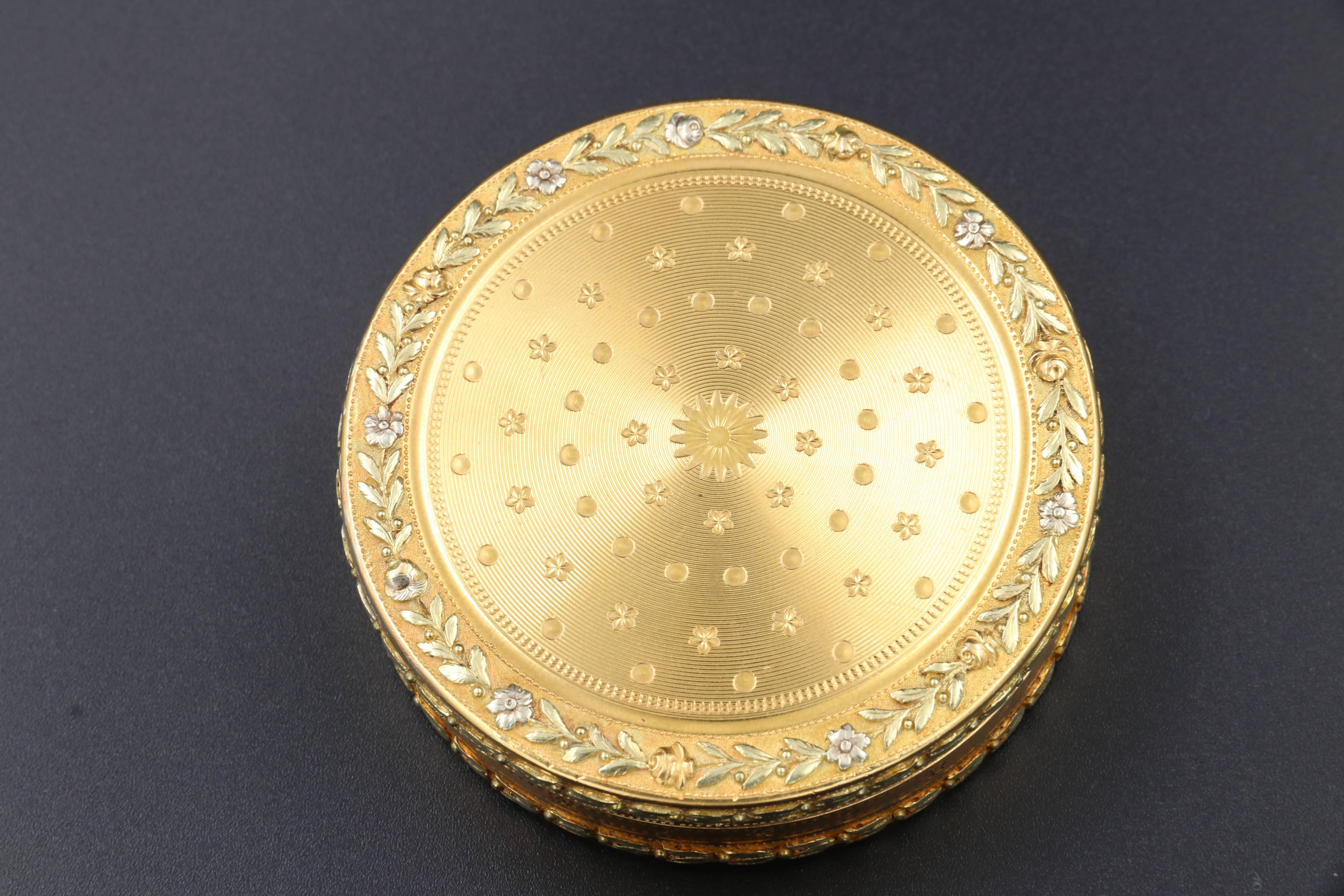 Women's or Men's Louis XVI Gold Box 