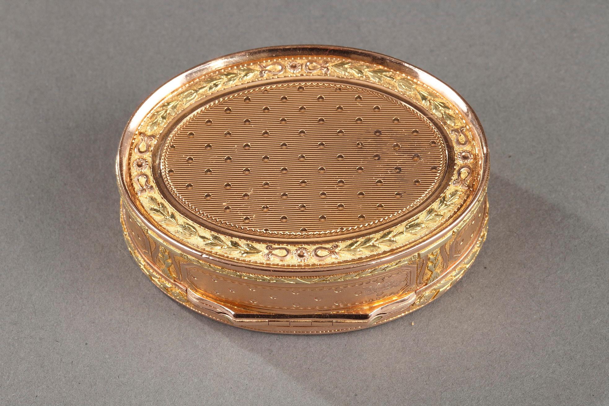 Louis XVI Gold Box For Sale 1