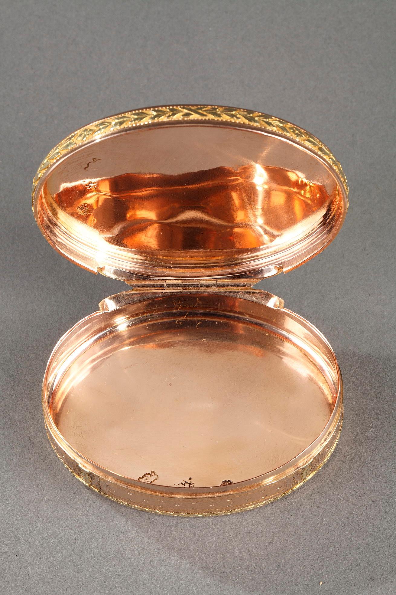 Louis-XVI-Goldkassette im Angebot 2