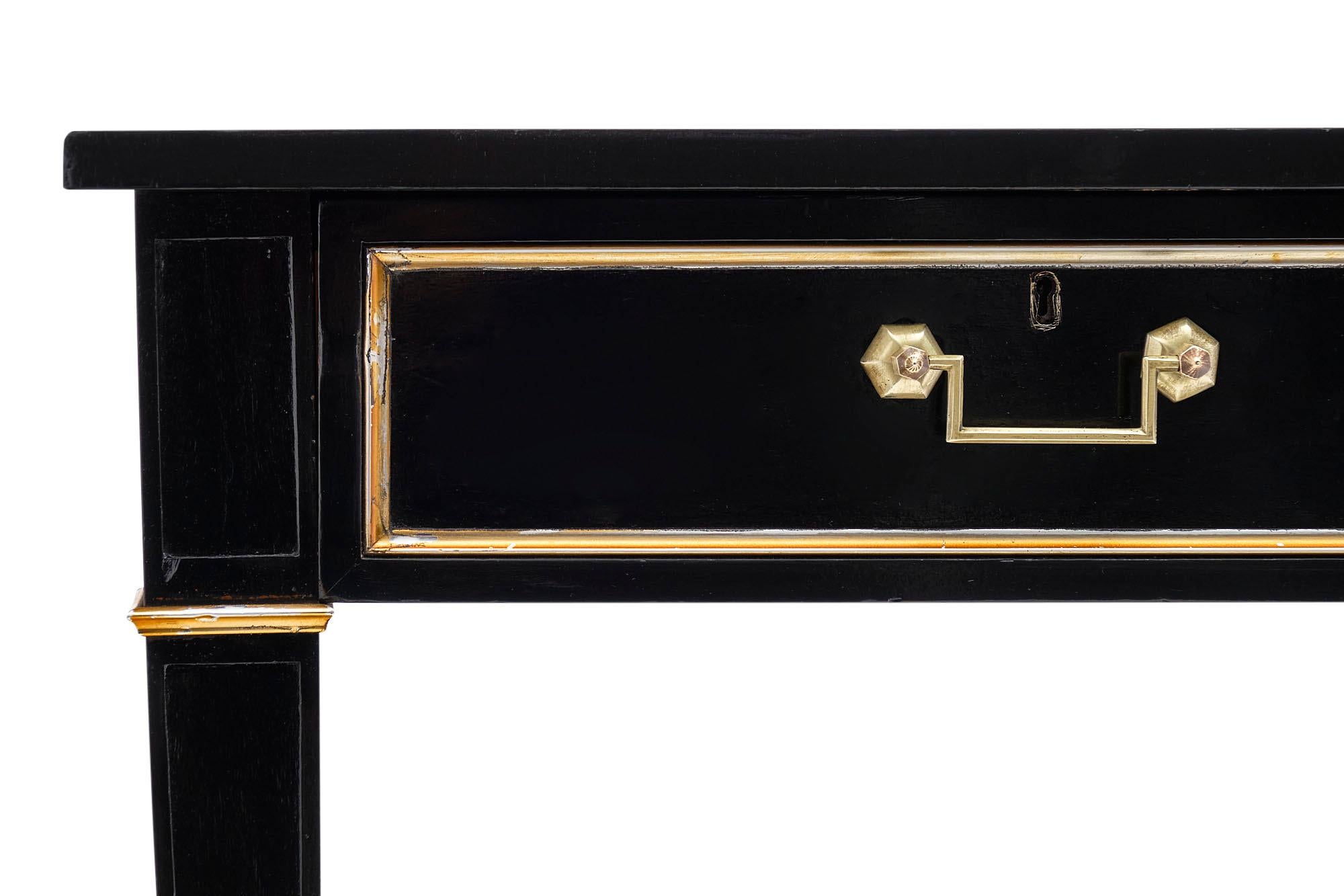 Brass Louis XVI Grand Antique Desk