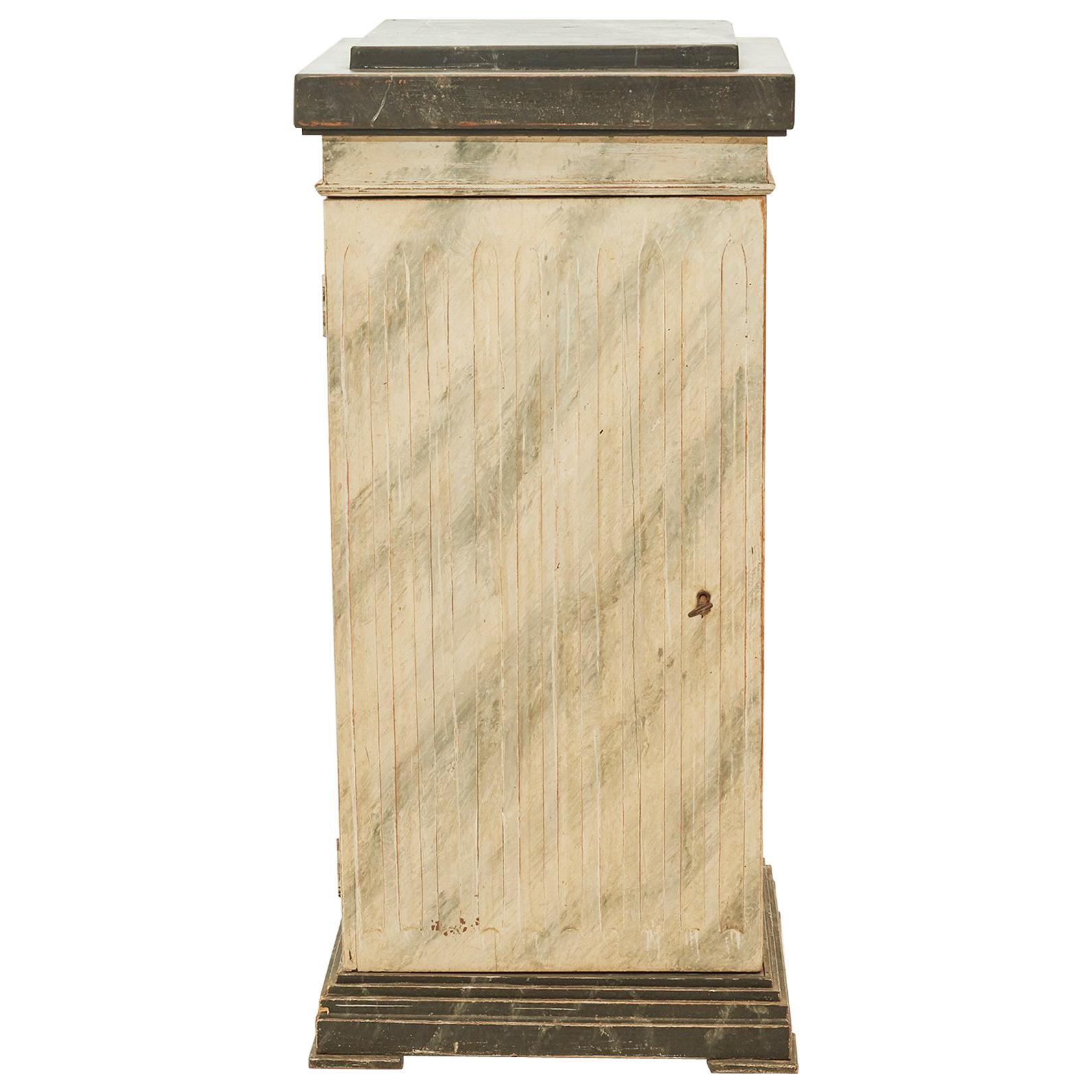 Louis XVI 'Gustavian' Pedestal Cabinet