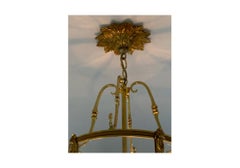 Lanterna in ottone A. Hall Louis XVI