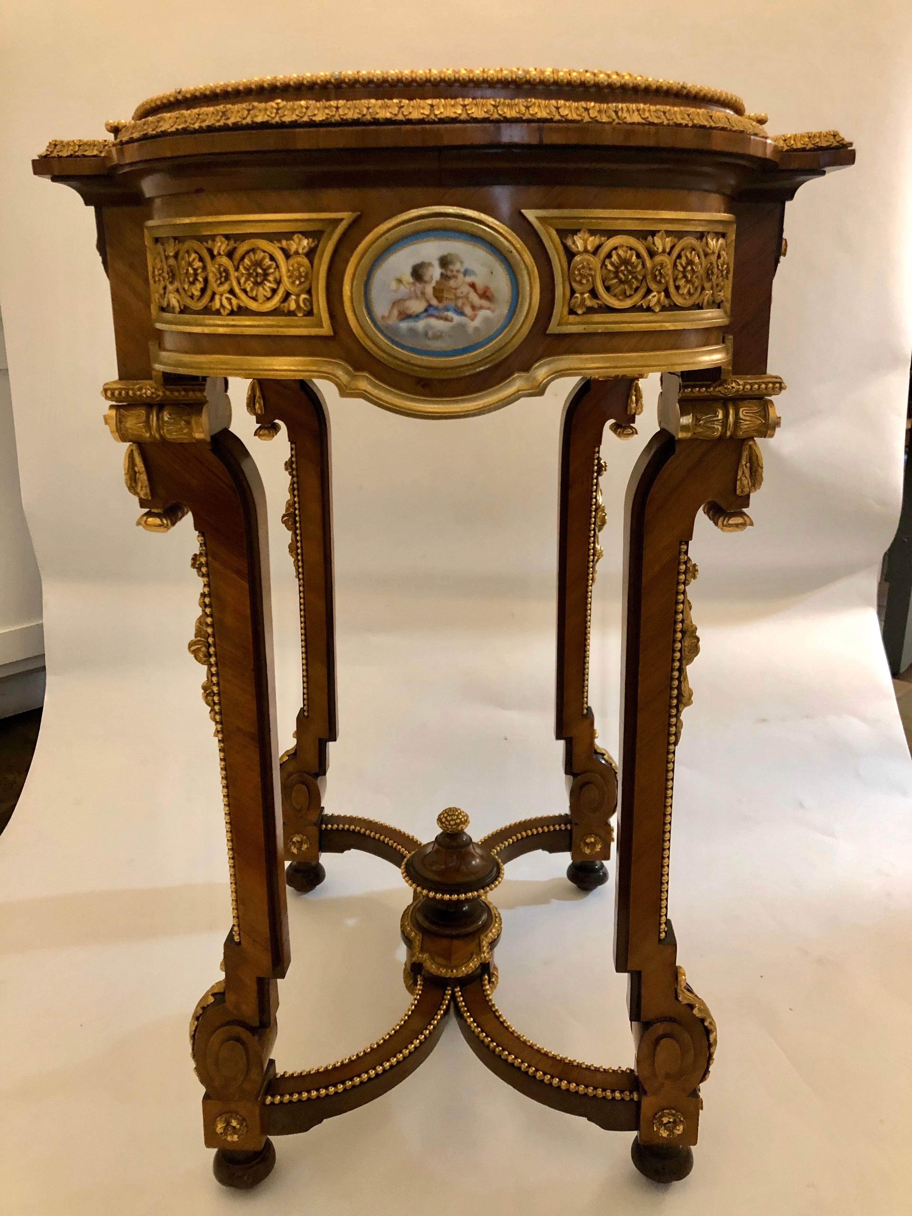 Wood Louis XVI Jardinière in the Manner of Henry Dasson For Sale