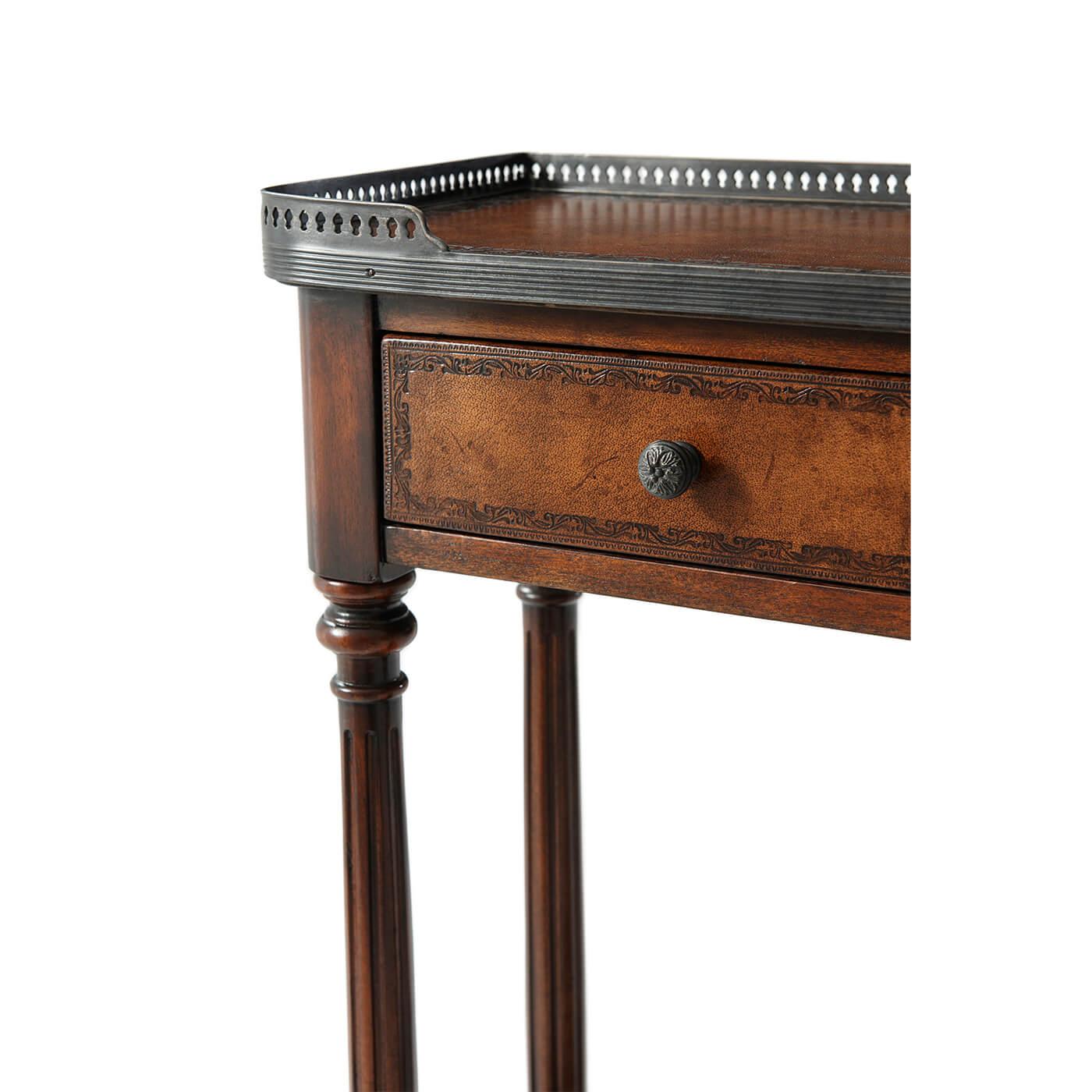 narrow antique hall table