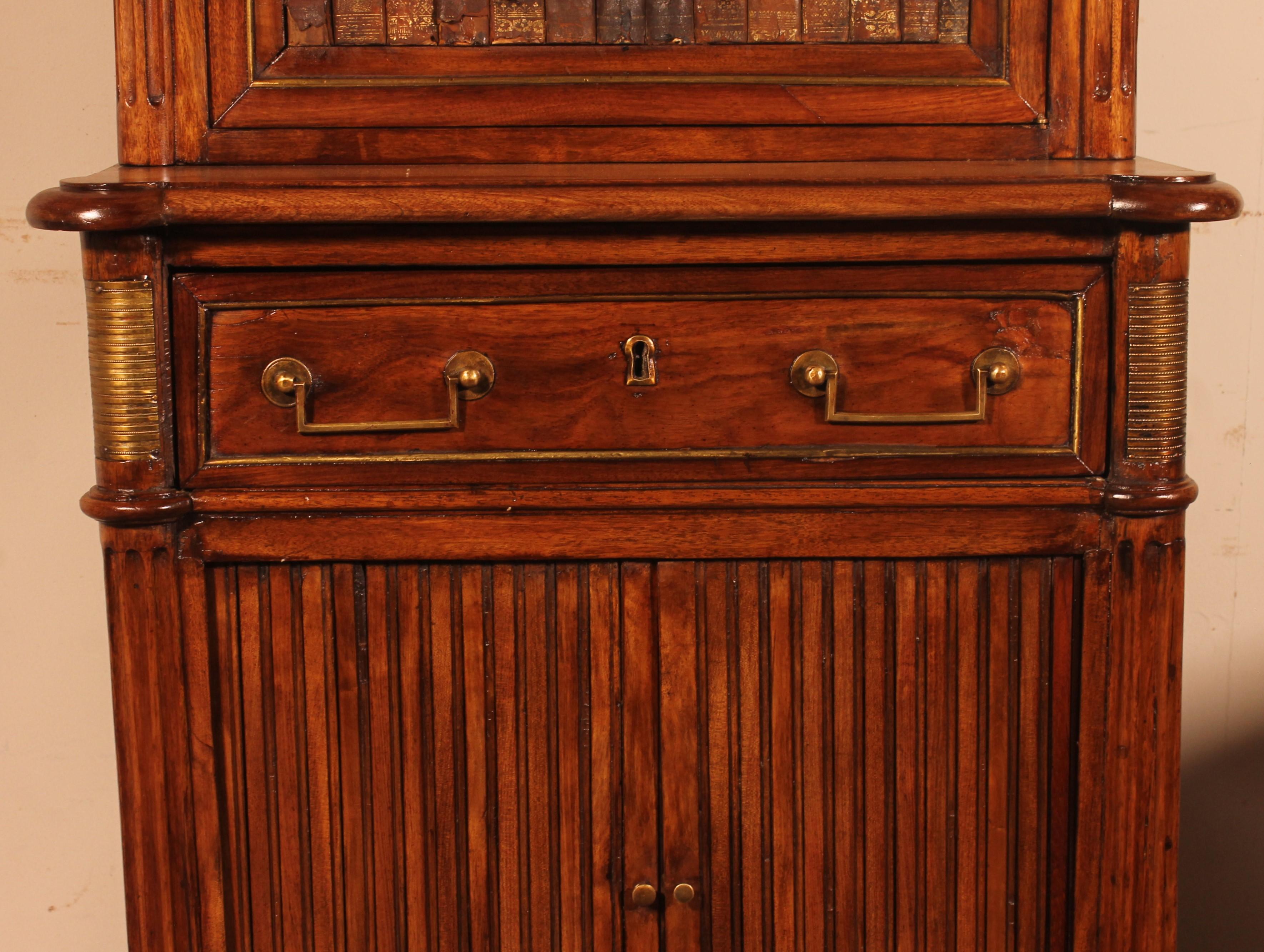French Louis XVI Library Cabinet, 18th Century For Sale