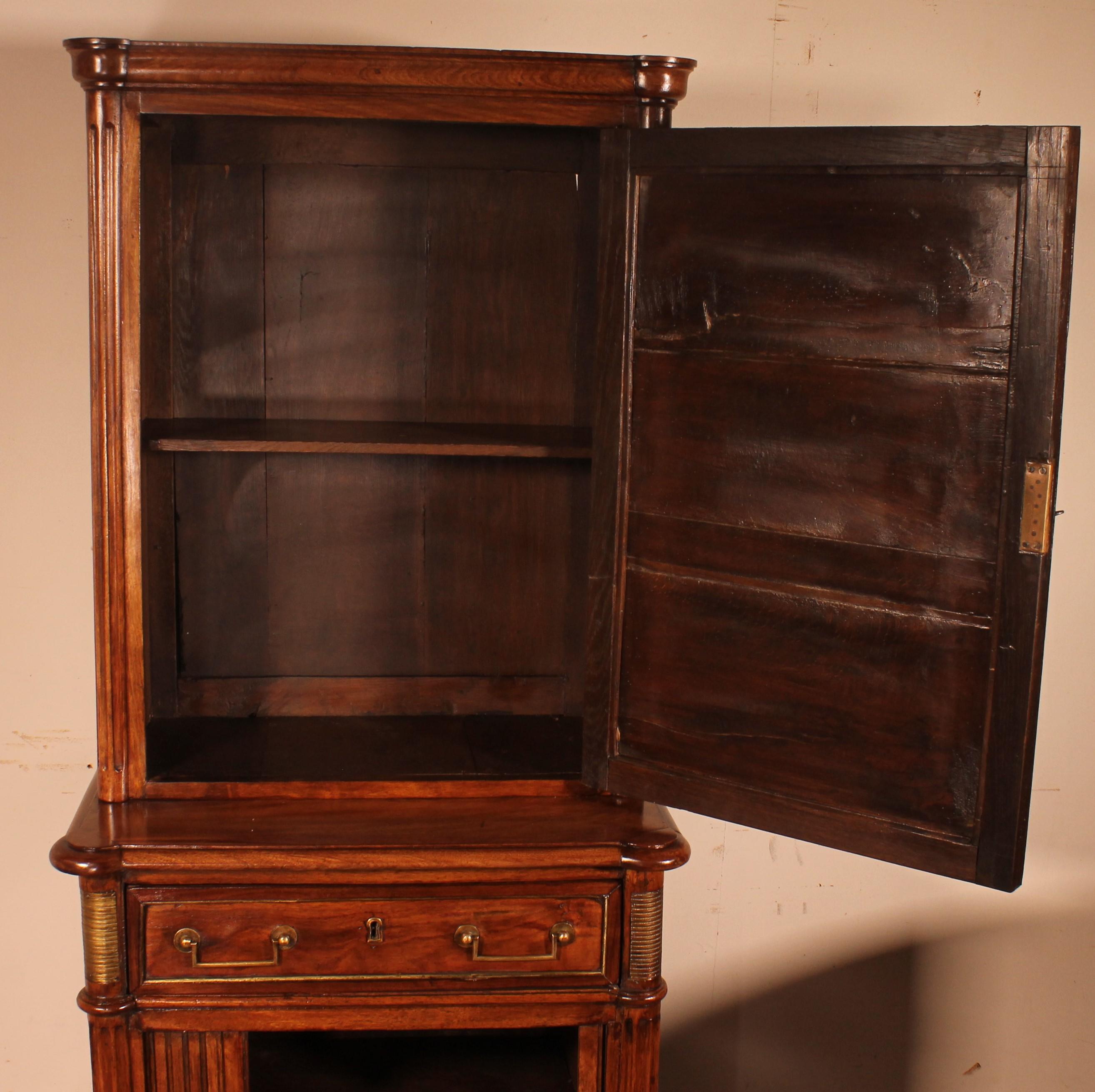 Louis XVI Library Cabinet, 18th Century For Sale 2