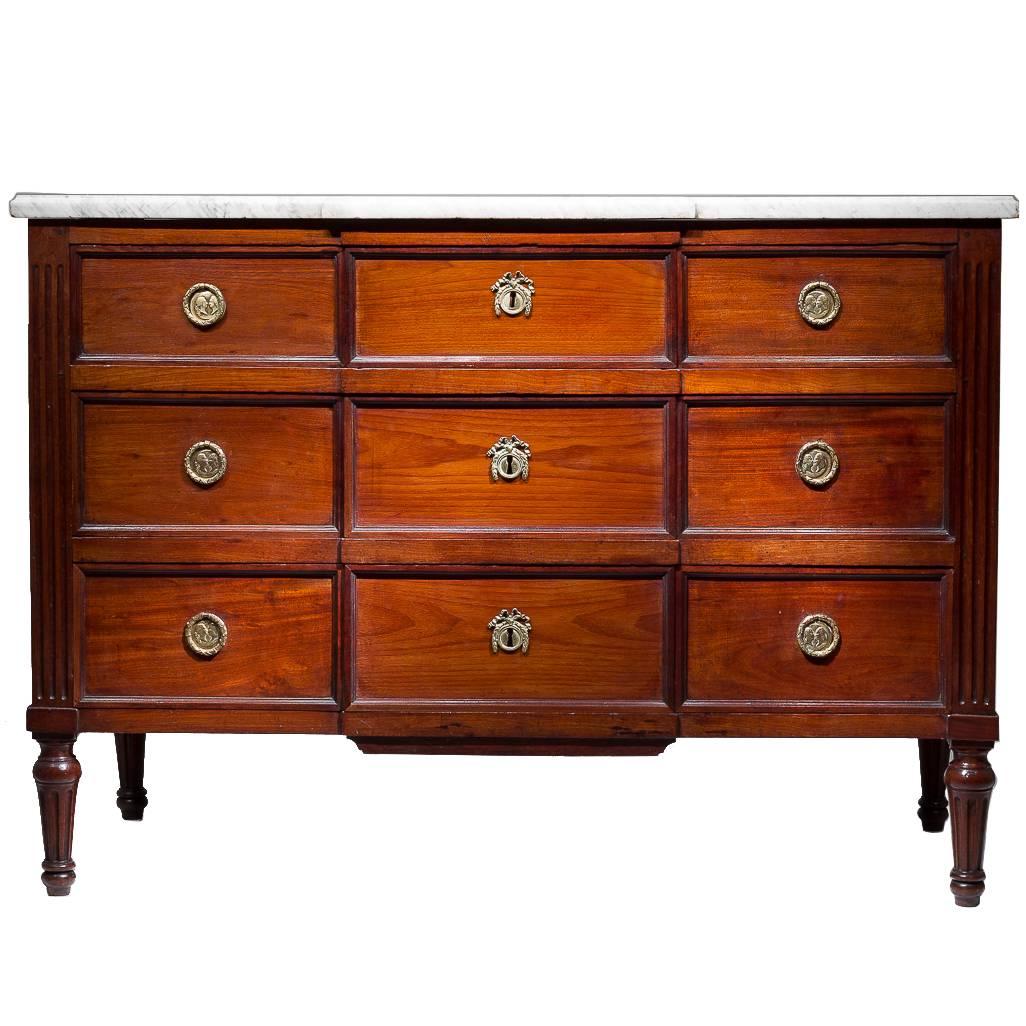 Louis XVI Mahogany Commode