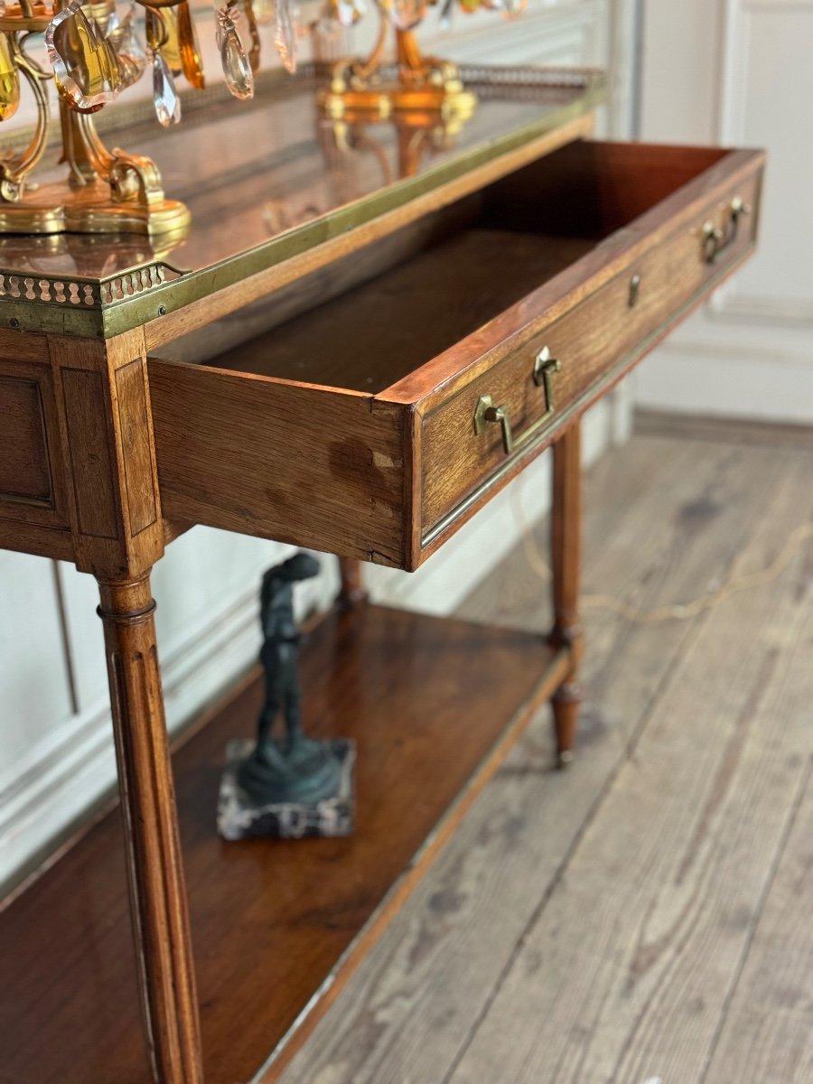 18th Century and Earlier Louis XVI Mahogany Console, 18th century For Sale