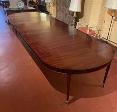 Louis XVI Mahogany Dining Table From The Directoire Period, 3.7m