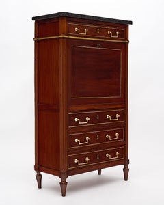 Louis XVI Mahogany Secretary