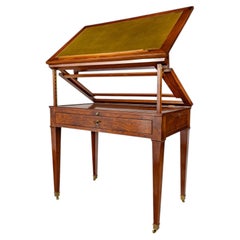 Louis XVI Mahogany Table d'Architecte / Mechanical Desk, France 1780