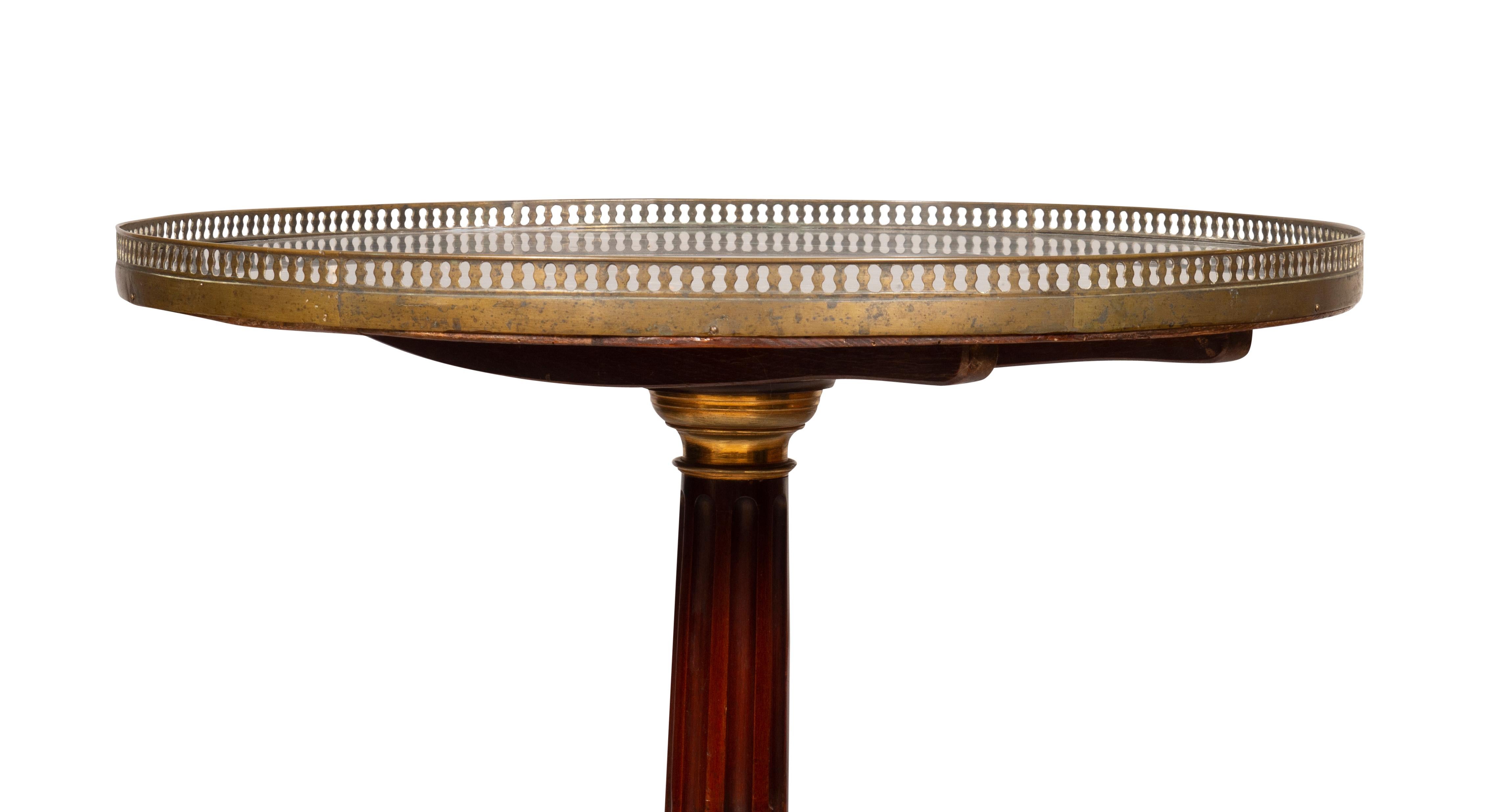 Louis XVI Mahogany Tilt Top Table For Sale 3