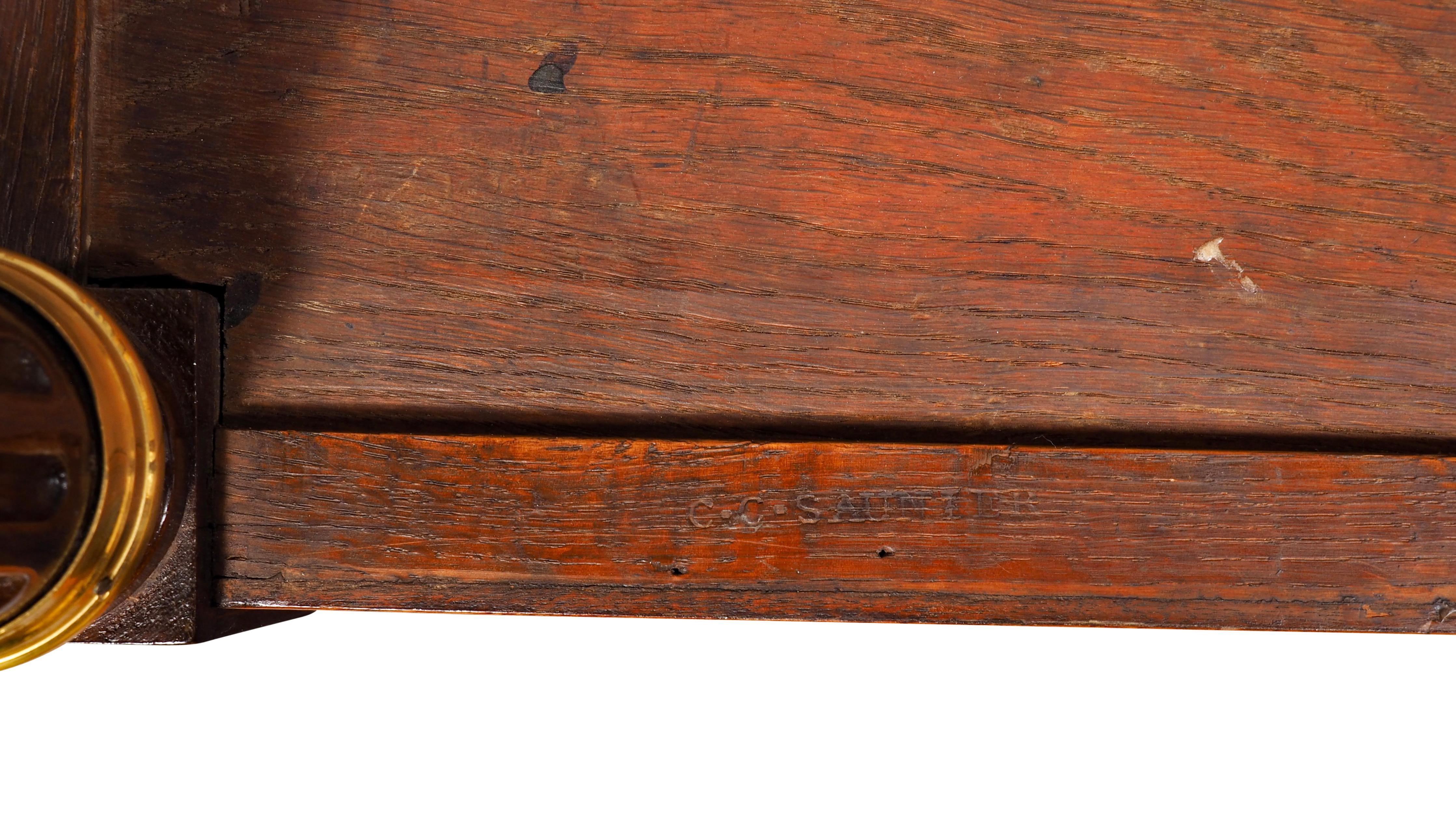 Louis XVI Mahogany Tric Trac Table By C.C Saunier For Sale 10