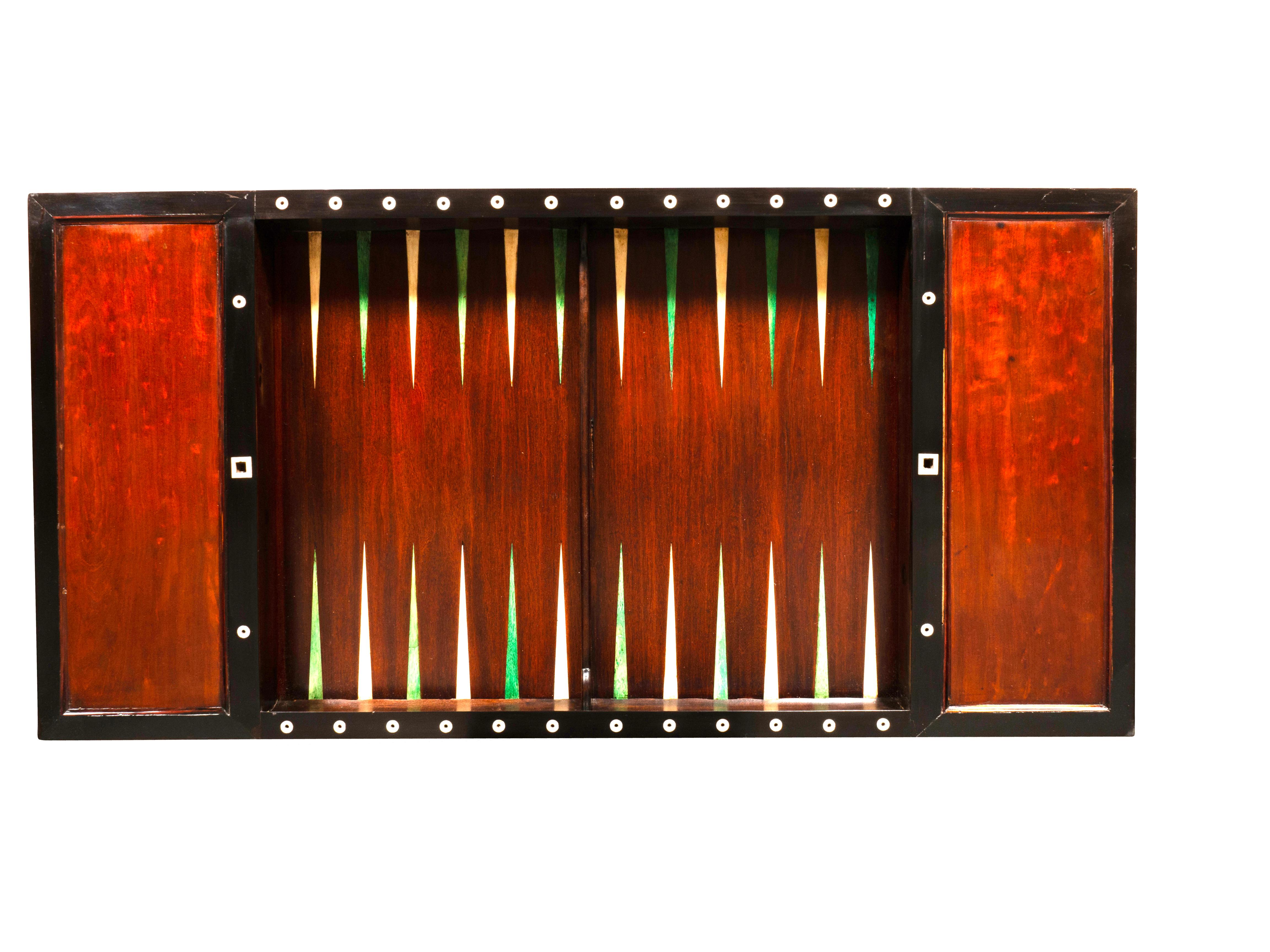 Louis XVI Mahogany Tric Trac Table For Sale 11