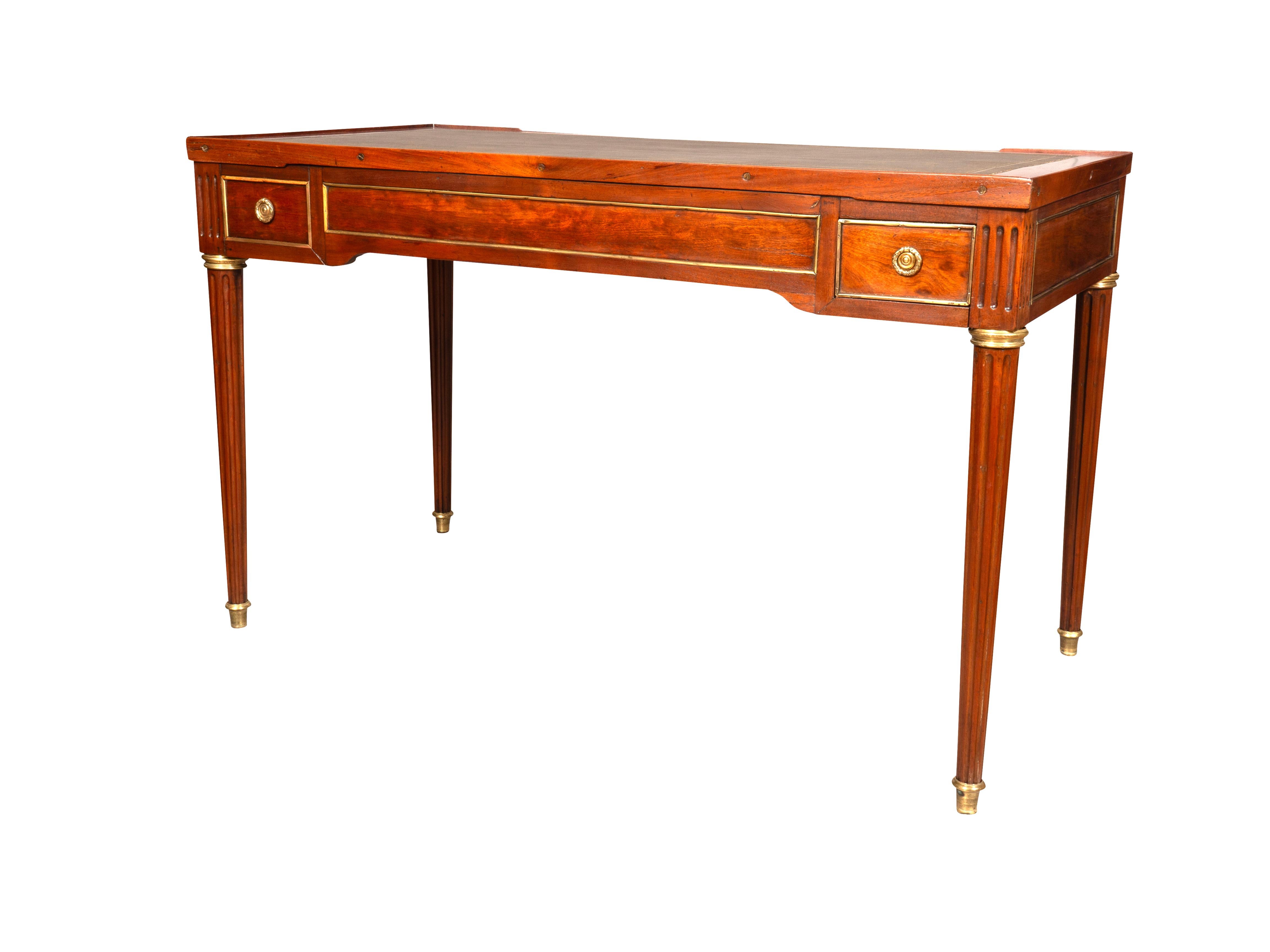 Louis XVI Mahogany Tric Trac Table In Good Condition For Sale In Essex, MA