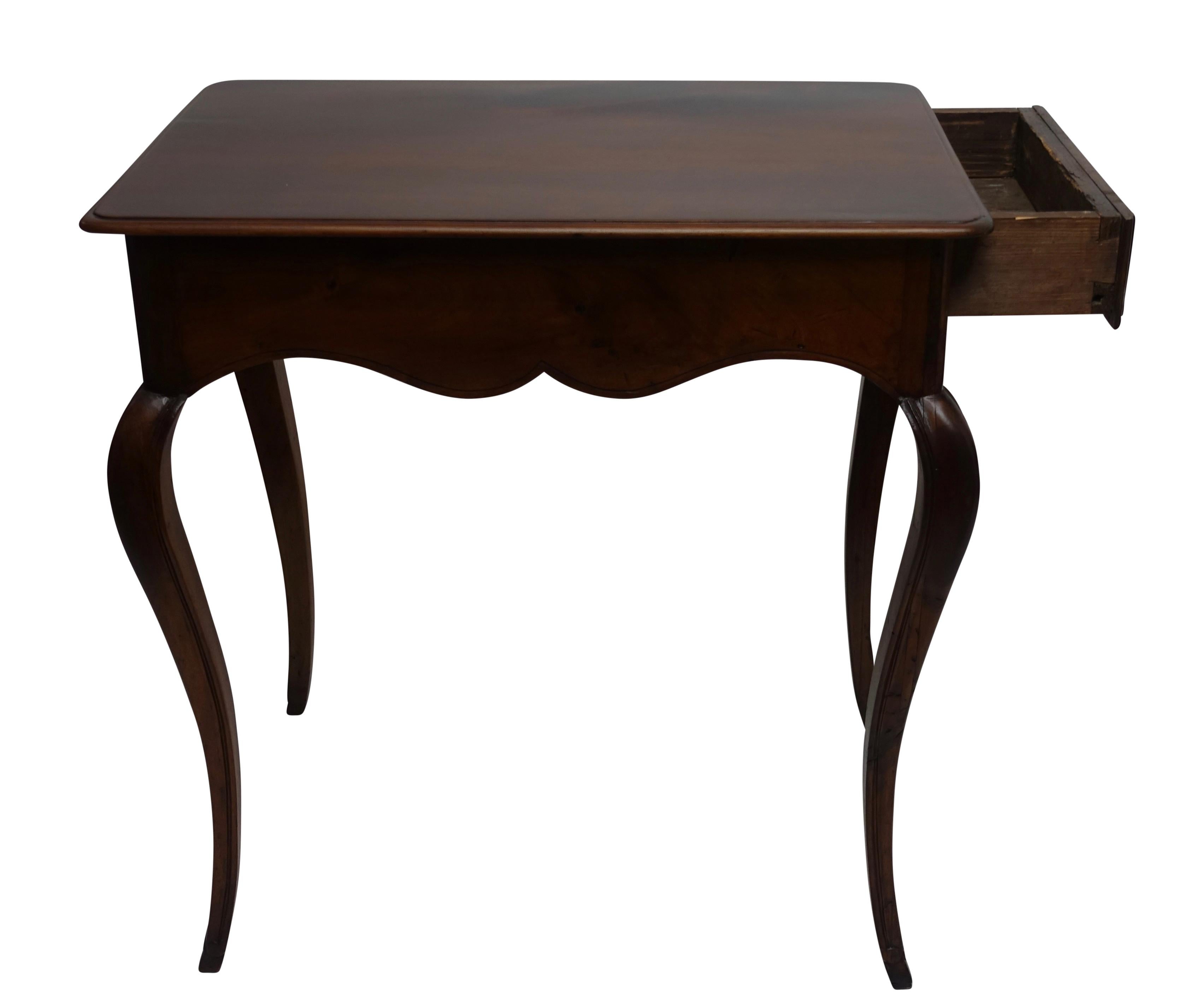 Louis XVI Mahogany Work Table with Single Drawer, French, circa 1790 2