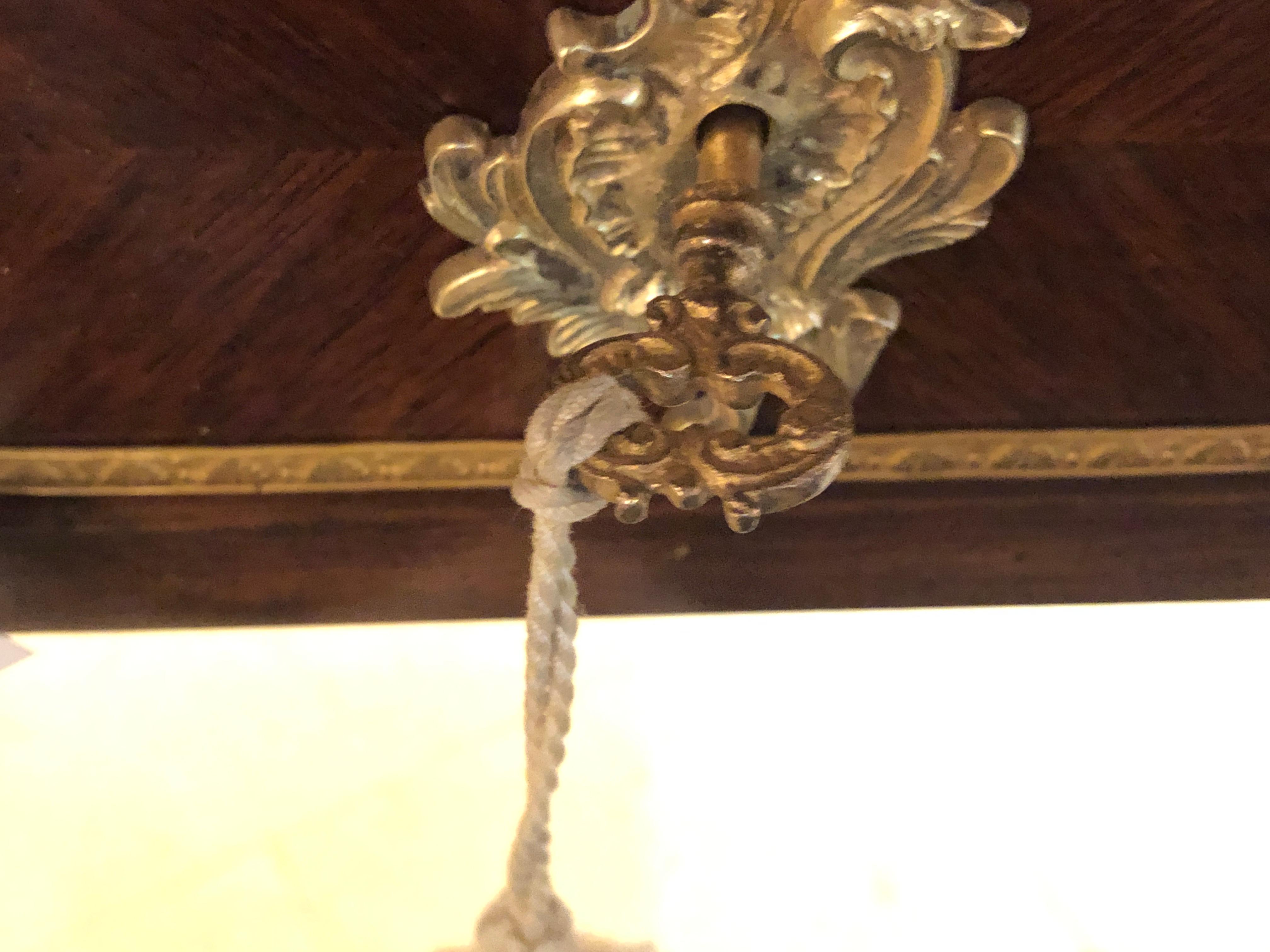 Louis XVI Maison Jansen Stil Bronze montiert Schreibtisch oder Bureau Plat 2