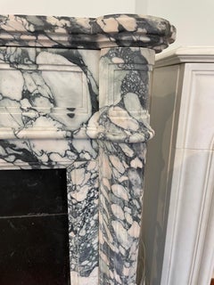 Louis XVI Mantel in Breccia Marble