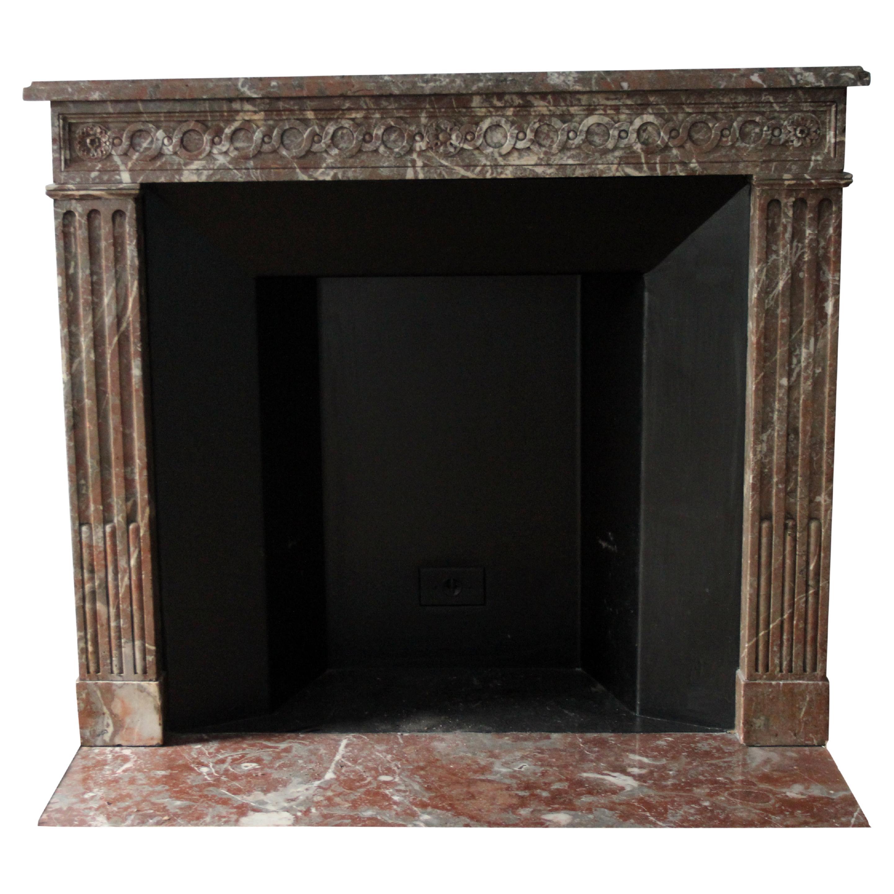 Louis XVI Mantel Waldorf Astoria Hotel Marble French Regency